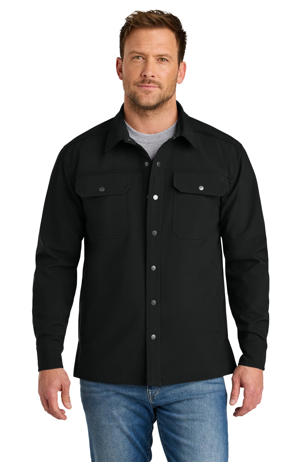 CornerStone ® Soft Shell Shirt Jacket CSJ73 - CornerStone CSJ73