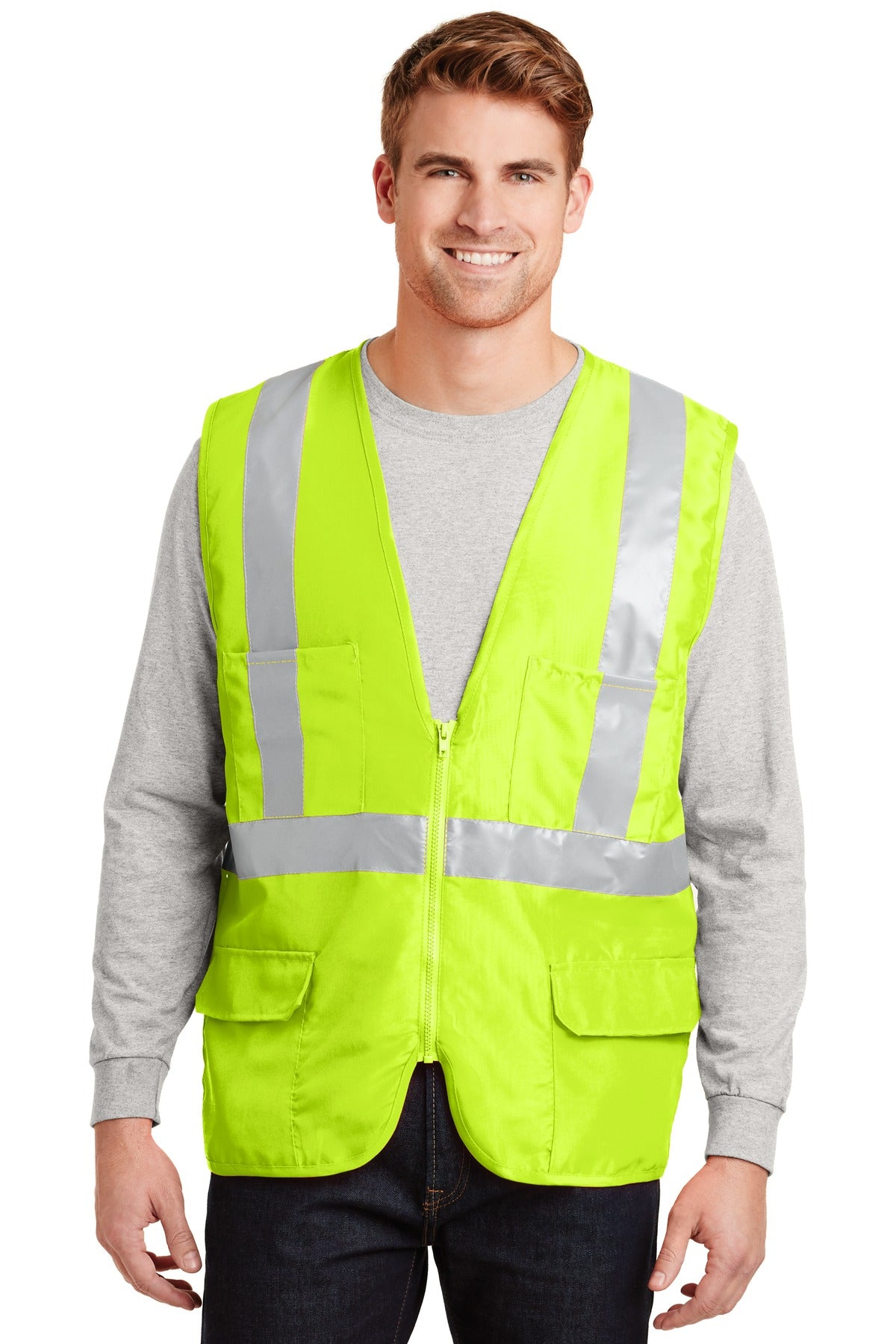 CornerStone ® - ANSI 107 Class 2 Mesh Back Safety Vest. CSV405 - CornerStone CSV405
