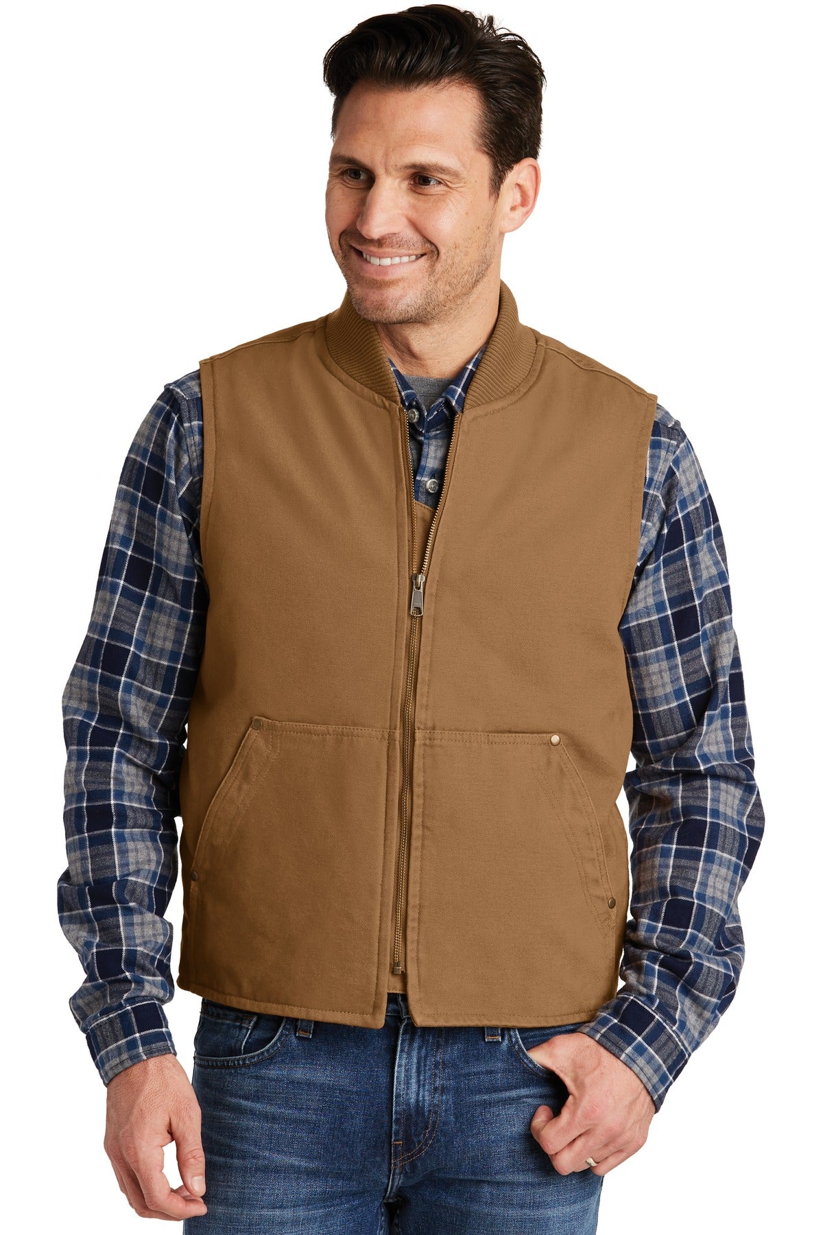 CornerStone ® Washed Duck Cloth Vest. CSV40 - CornerStone CSV40