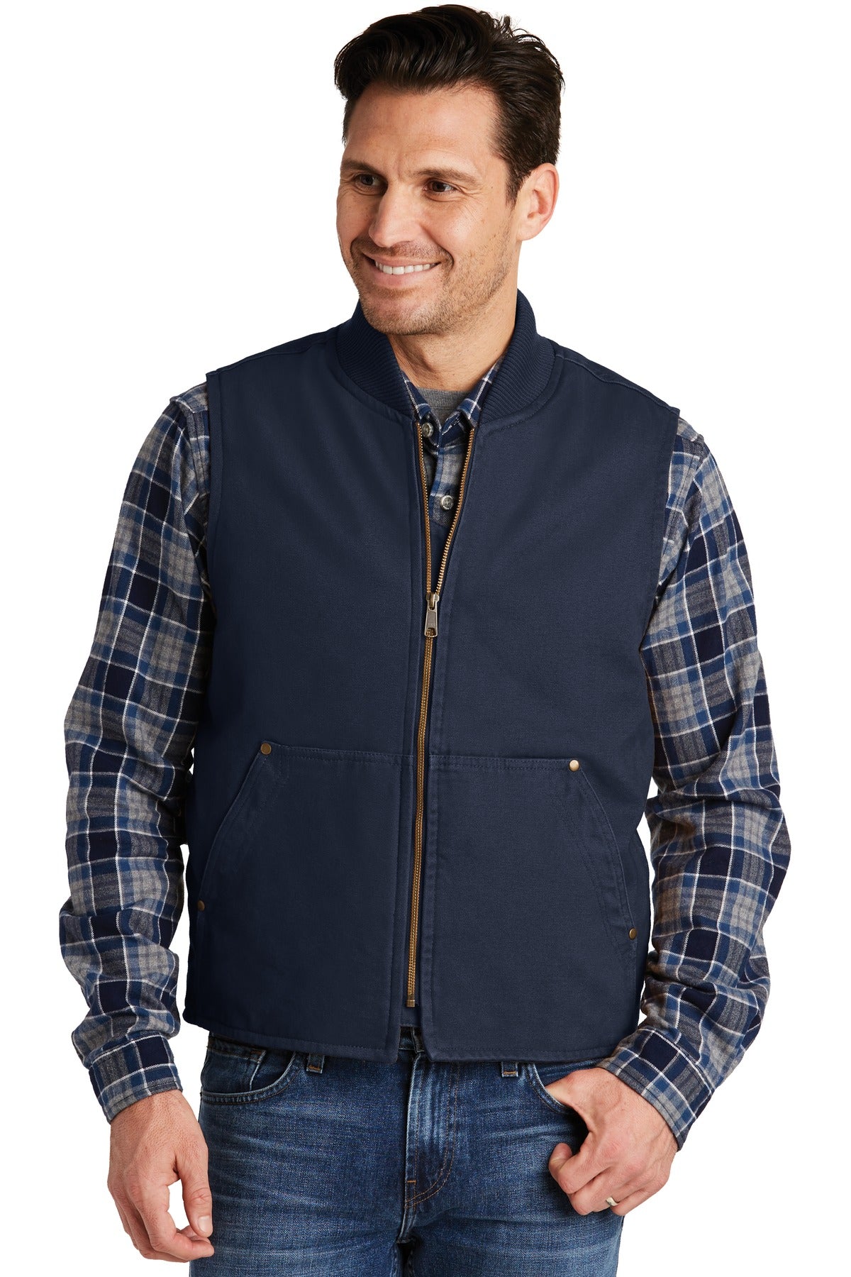 CornerStone ® Washed Duck Cloth Vest. CSV40 - CornerStone CSV40
