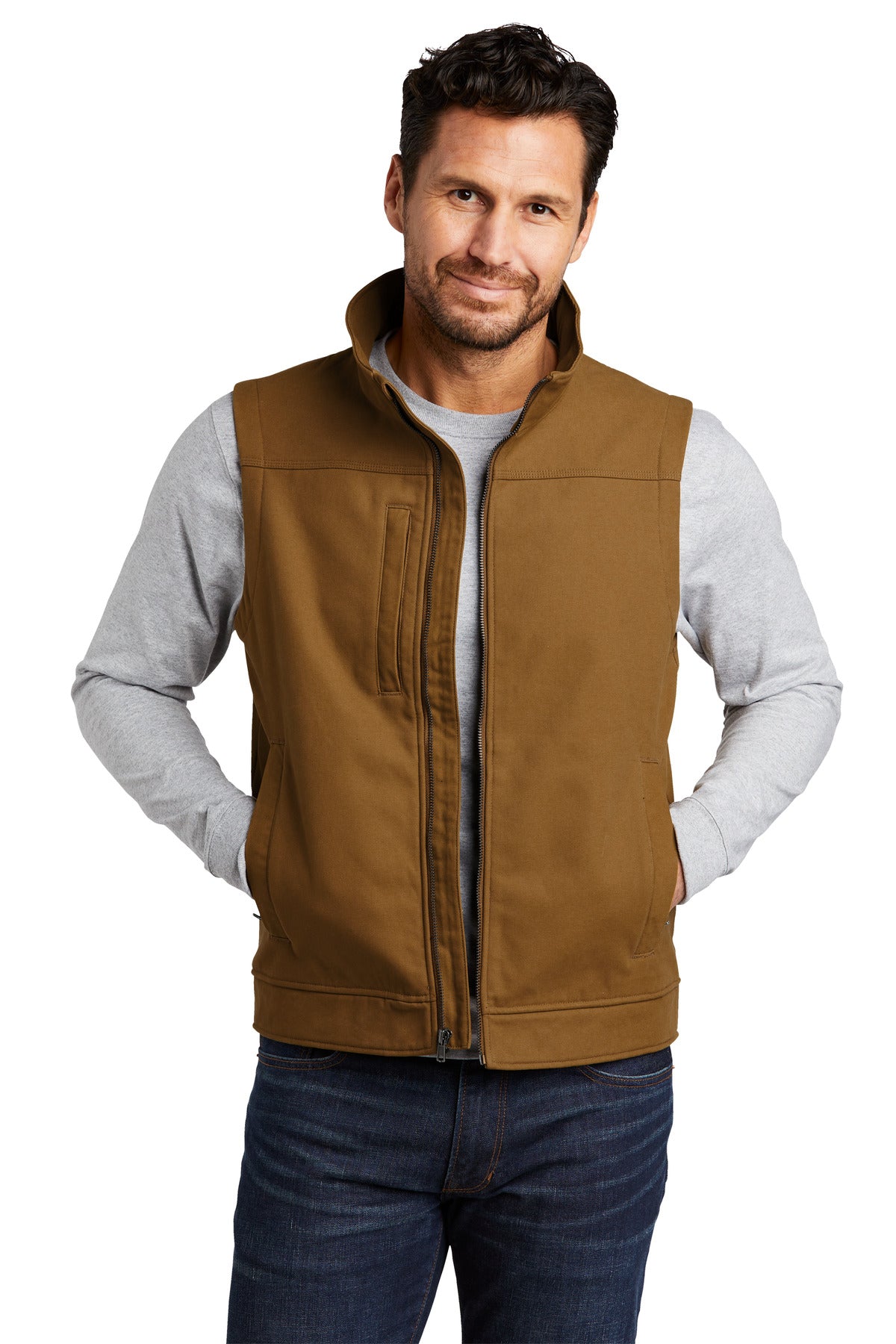 CornerStone ® Duck Bonded Soft Shell Vest CSV60 - CornerStone CSV60
