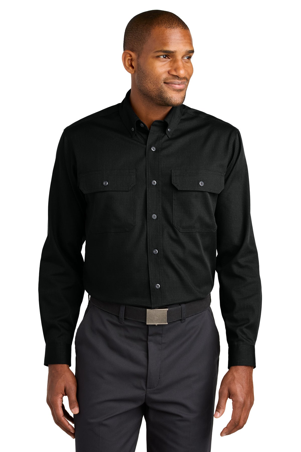 CornerStone ® Long Sleeve Select Ripstop Shirt CSW174 - CornerStone CSW174