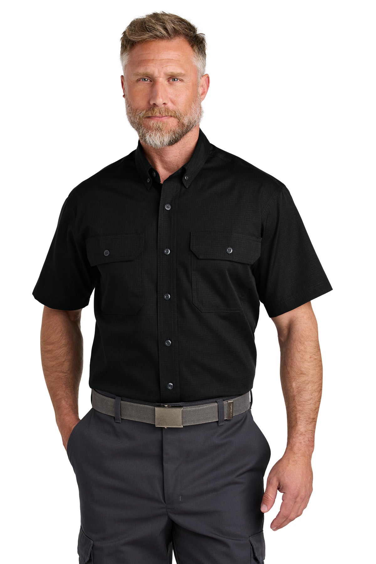 CornerStone ® Short Sleeve Select Ripstop Shirt CSW175 - CornerStone CSW175
