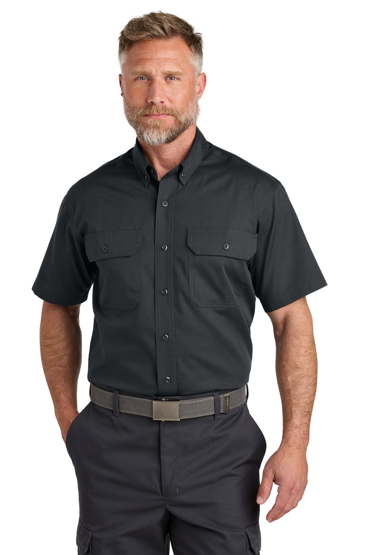 CornerStone ® Short Sleeve Select Ripstop Shirt CSW175 - CornerStone CSW175
