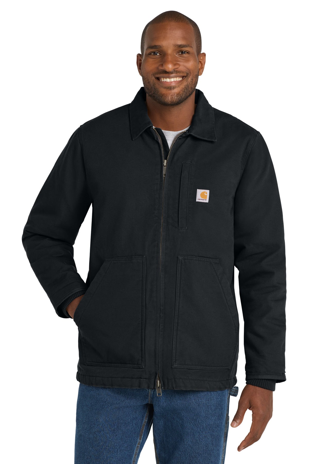 Carhartt CT104293 Sherpa-Lined Washed Duck Coat