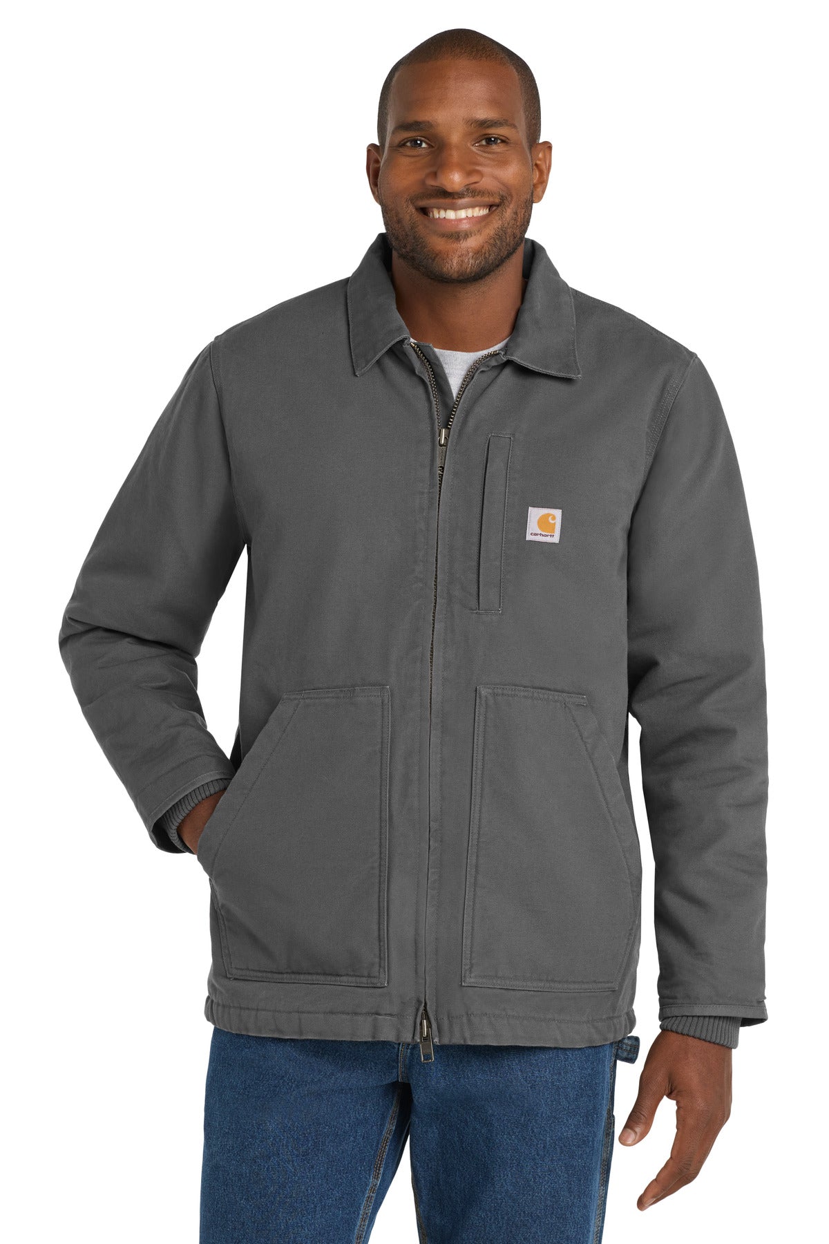 Carhartt CT104293 Sherpa-Lined Washed Duck Coat