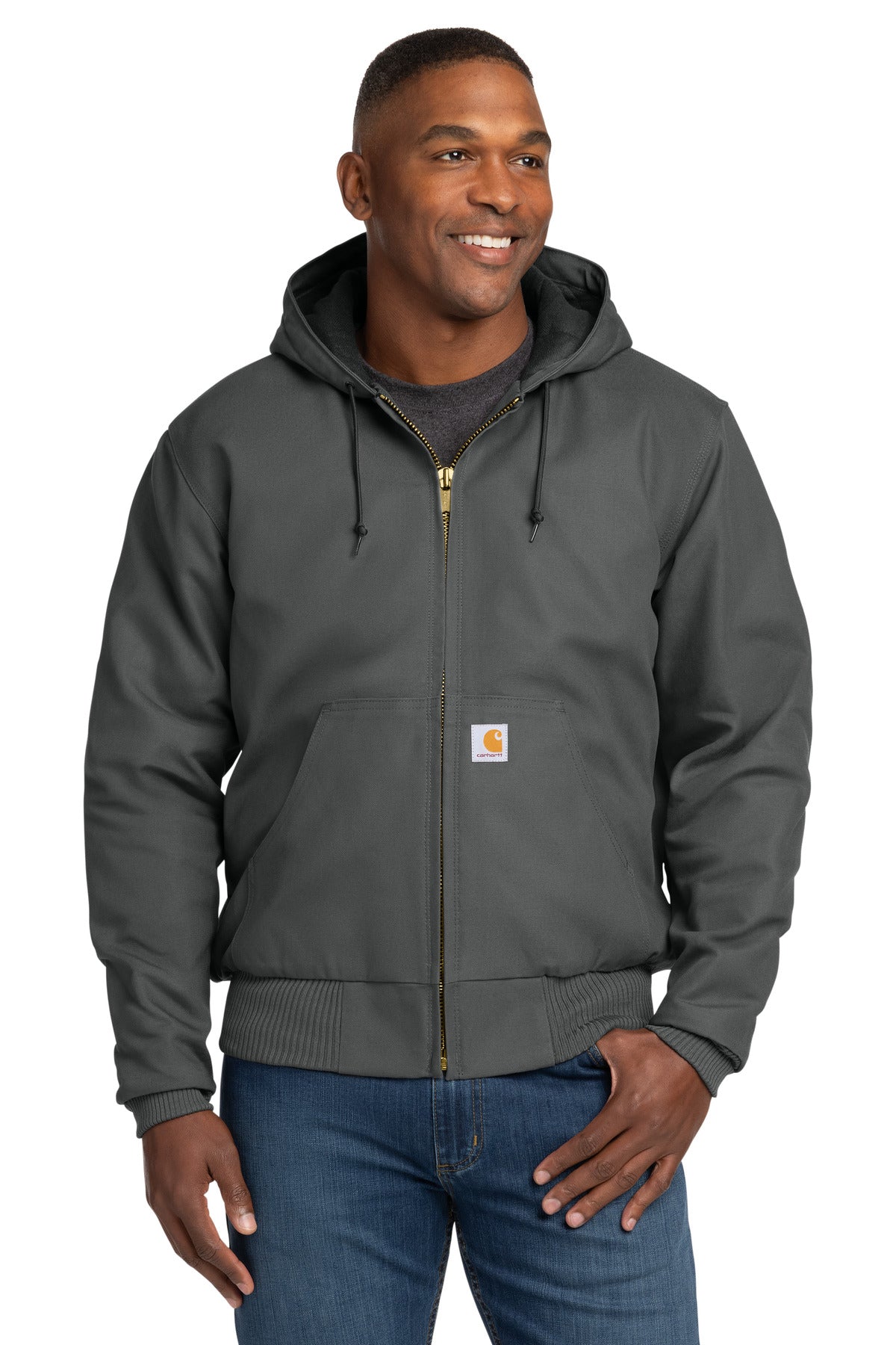 Carhartt CT106677 Quilted-Flannel-Lined Duck Active Jac
