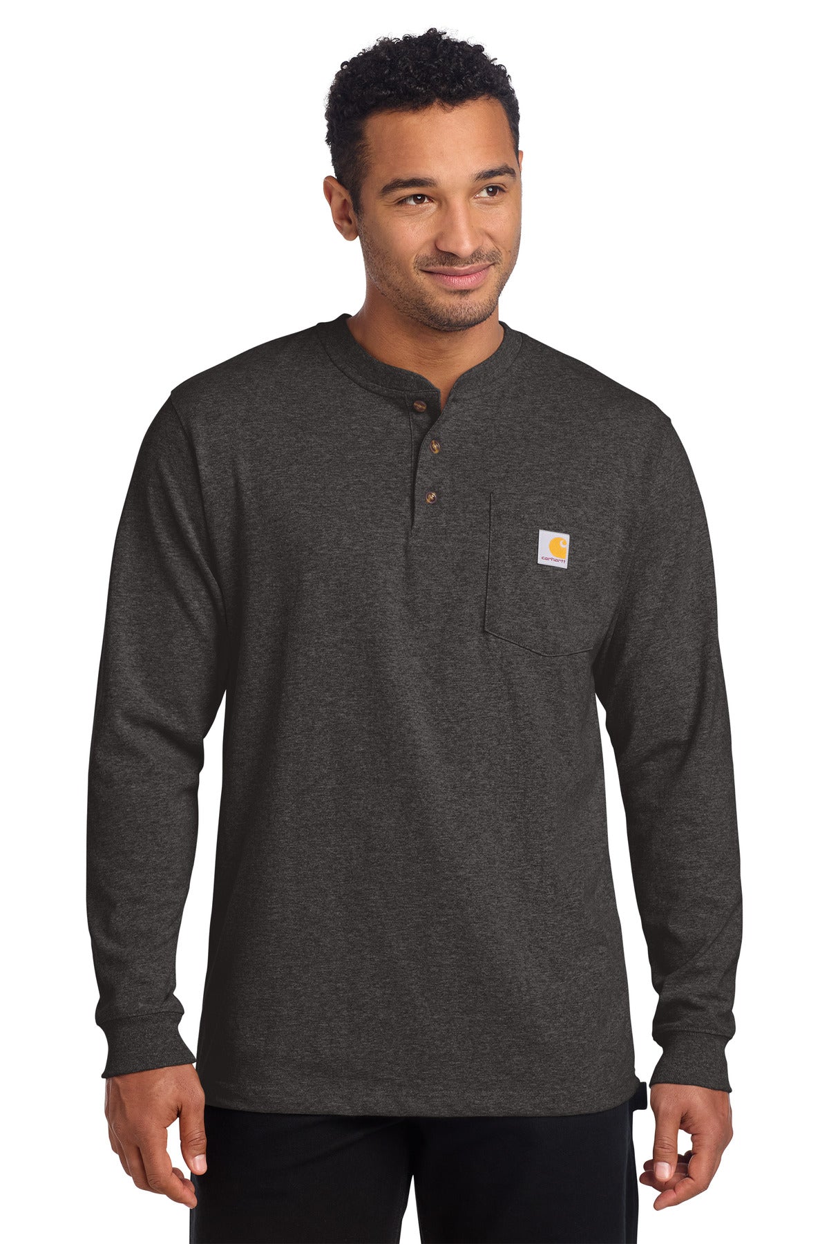 Carhartt CTK128 Long Sleeve Henley T-Shirt