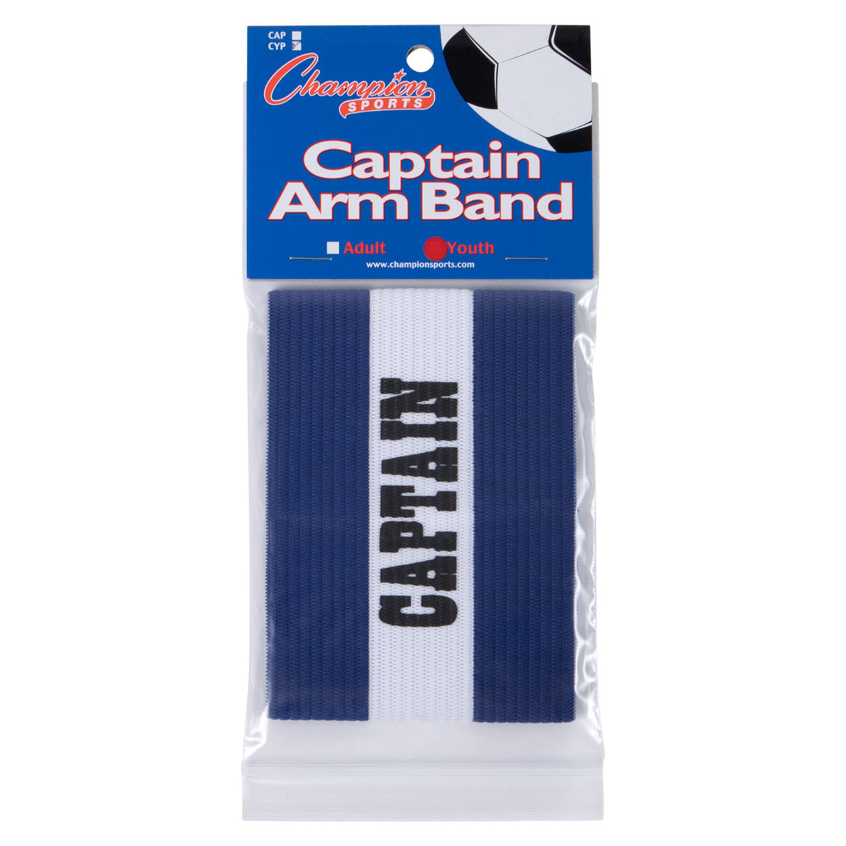 CAPTAIN ARM BAND, YOUTH BLACK