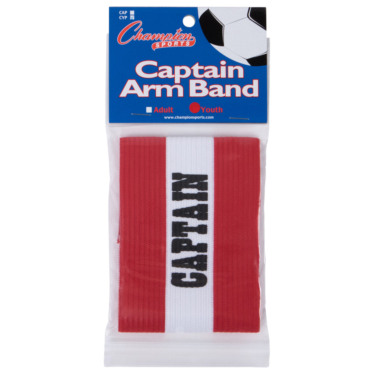 CAPTAIN ARM BAND, YOUTH BLACK