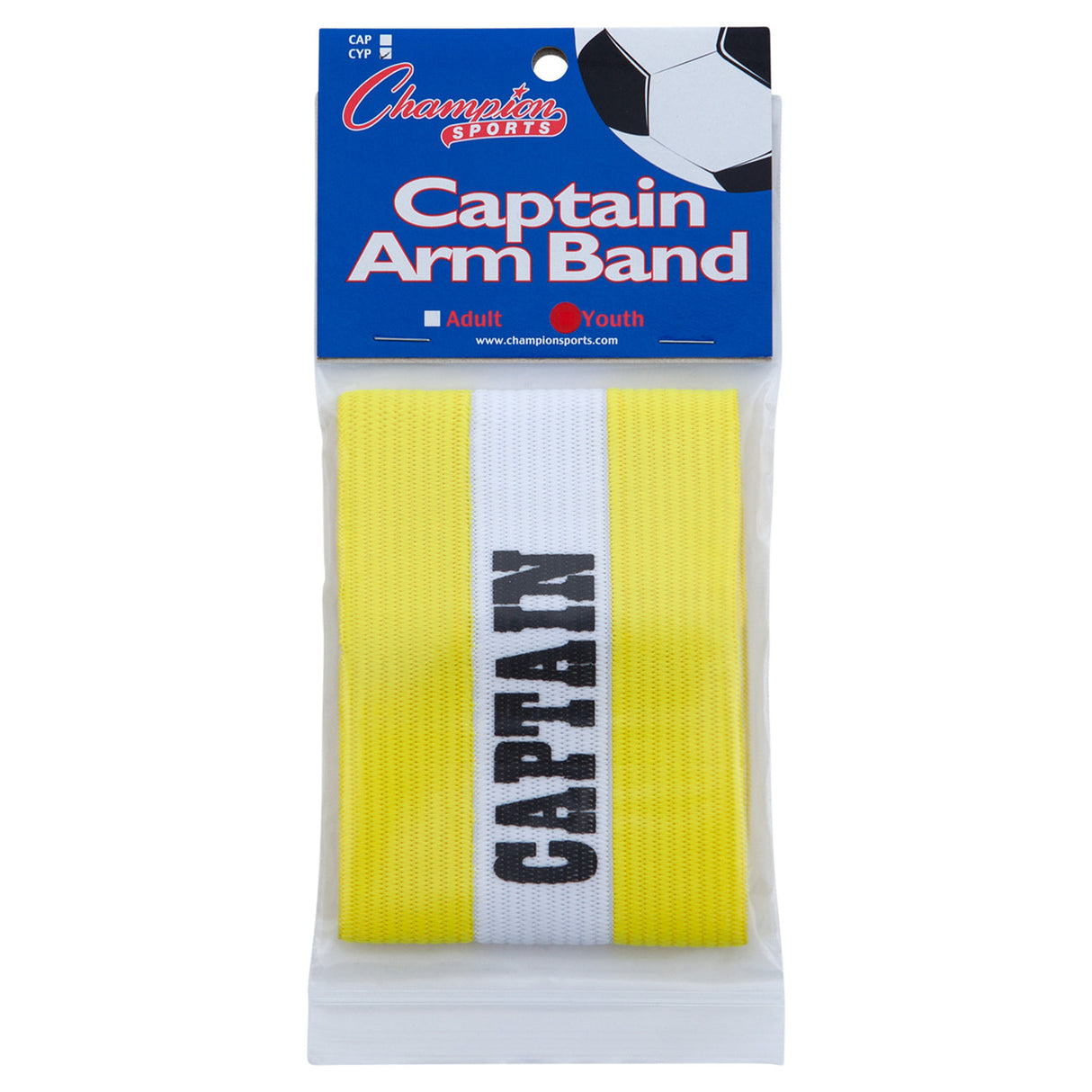 CAPTAIN ARM BAND, YOUTH BLACK