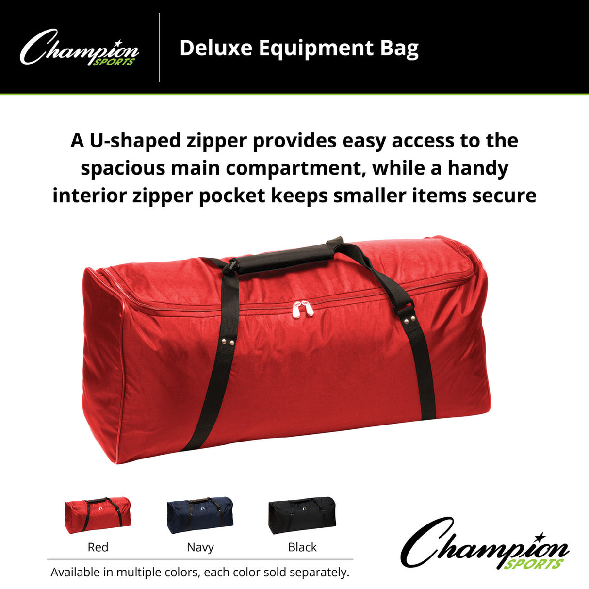 DELUXE EQUIPMENT BAG BLACK