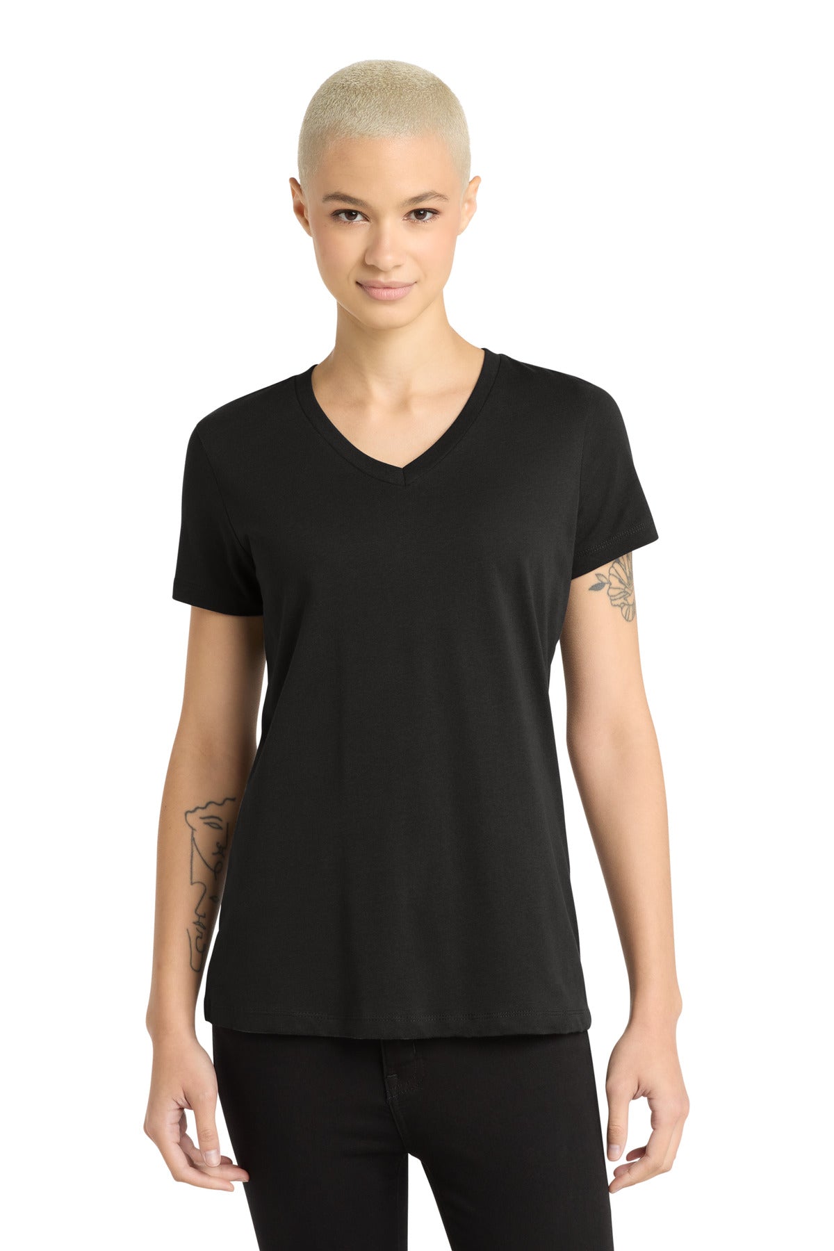 District DM1170L Women’s Perfect Tri Crewneck Tee