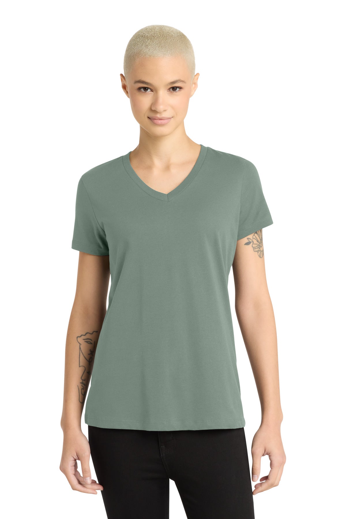 District DM1170L Women’s Perfect Tri Crewneck Tee