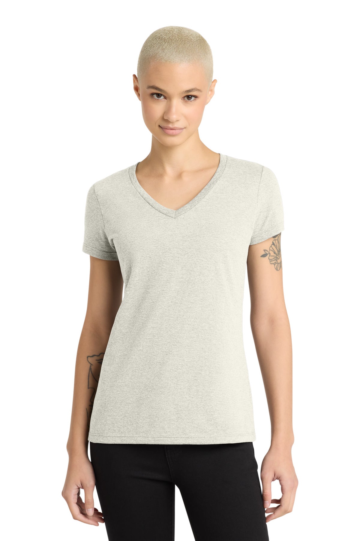District ® - Women's Perfect Weight ® V-Neck Tee. DM1170L - District DM1170L
