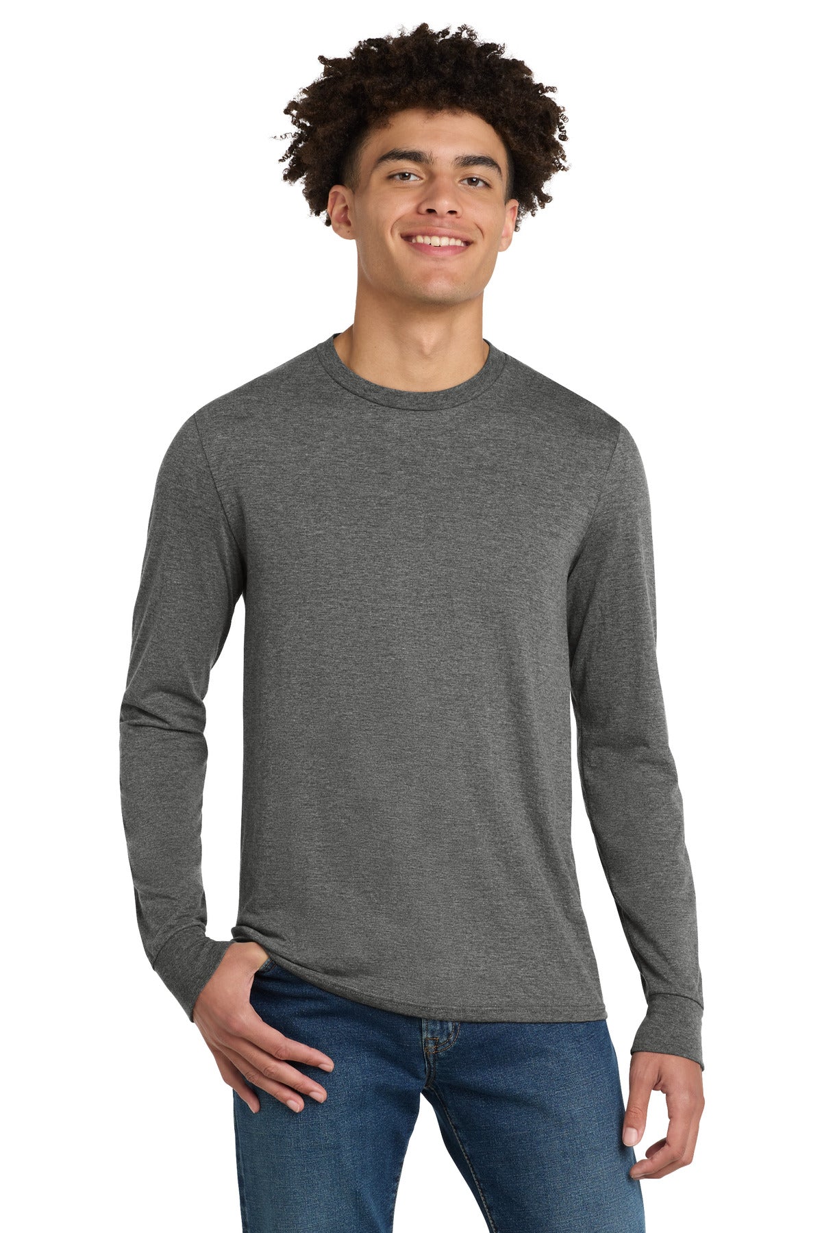 District ® Perfect Tri ® Long Sleeve Tee . DM132 - District DM132