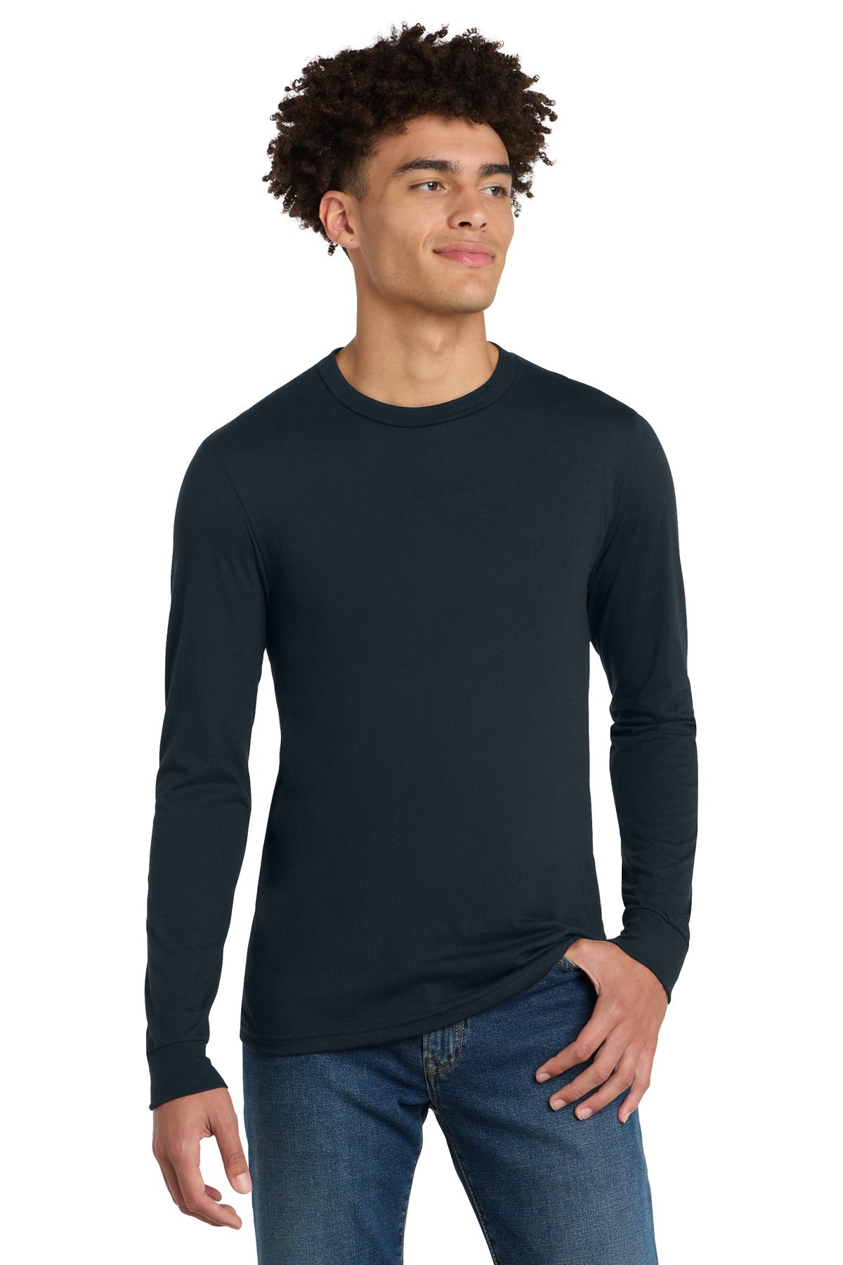 District ® Perfect Tri ® Long Sleeve Tee . DM132 - District DM132