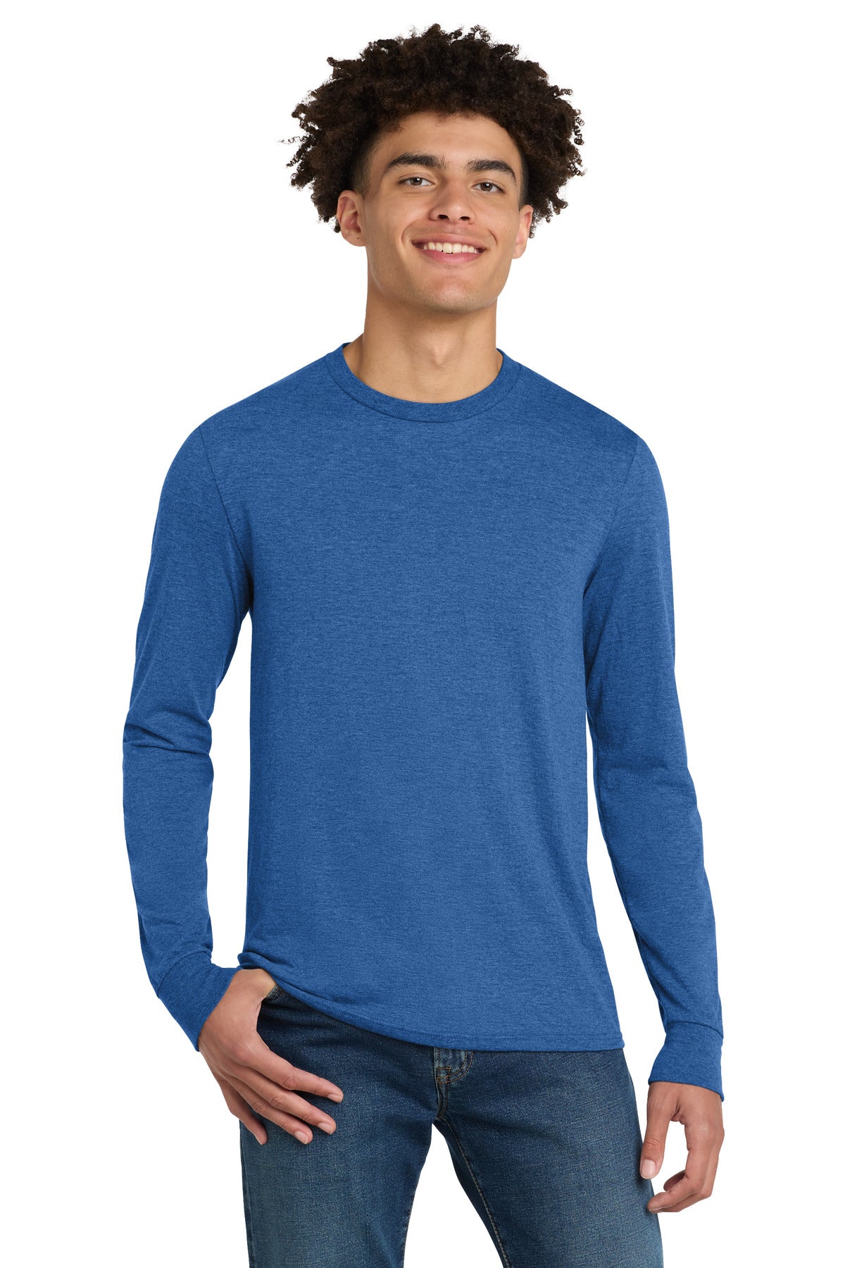 District ® Perfect Tri ® Long Sleeve Tee . DM132 - District DM132