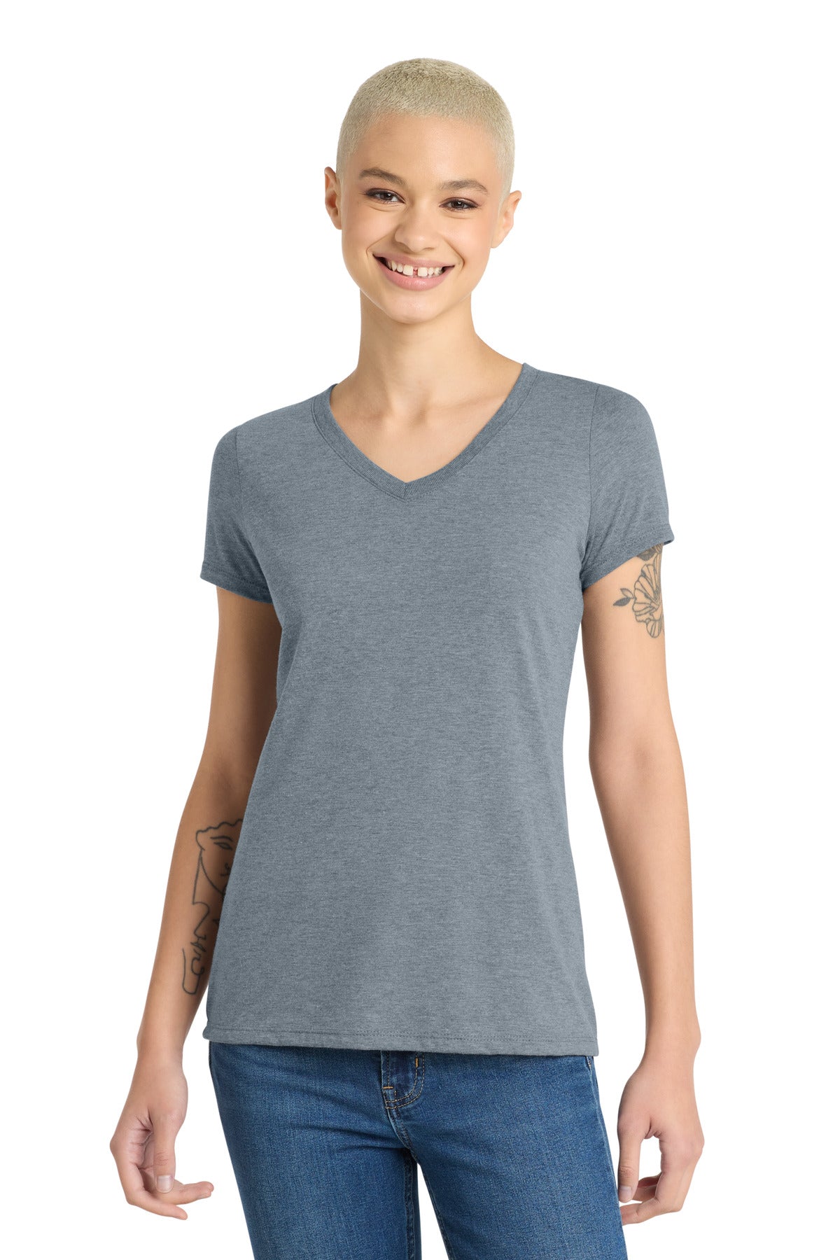 District ® Women's Perfect Tri ® V-Neck Tee. DM1350L - District DM1350L