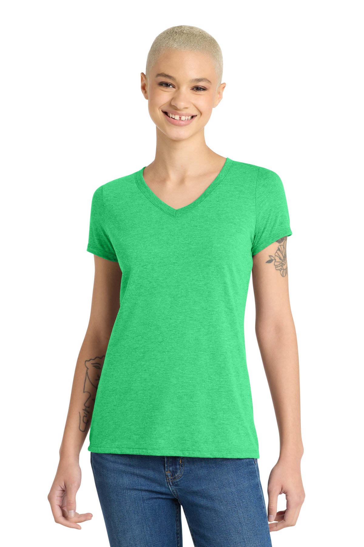 District ® Women's Perfect Tri ® V-Neck Tee. DM1350L - District DM1350L