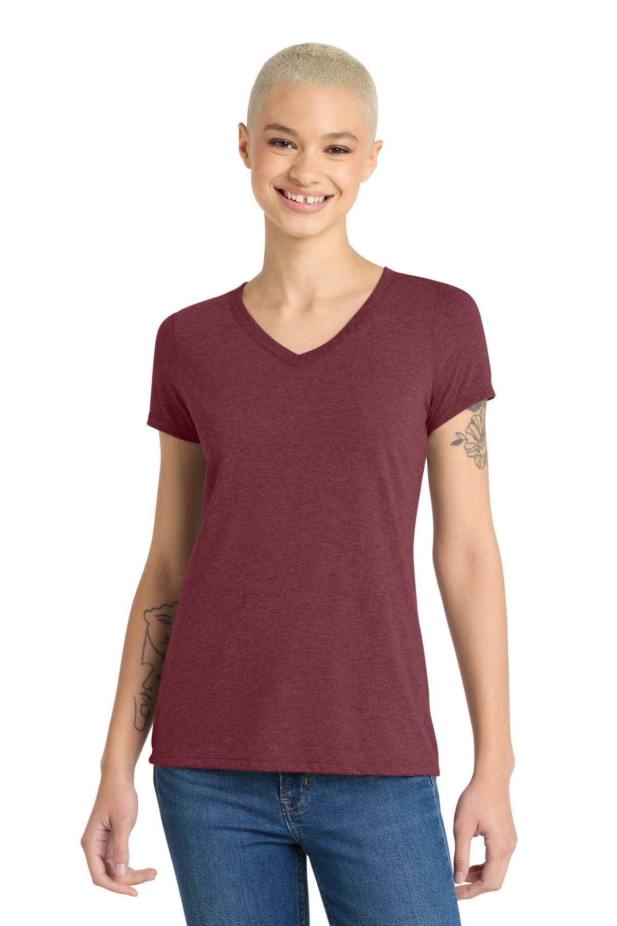 District ® Women's Perfect Tri ® V-Neck Tee. DM1350L - District DM1350L