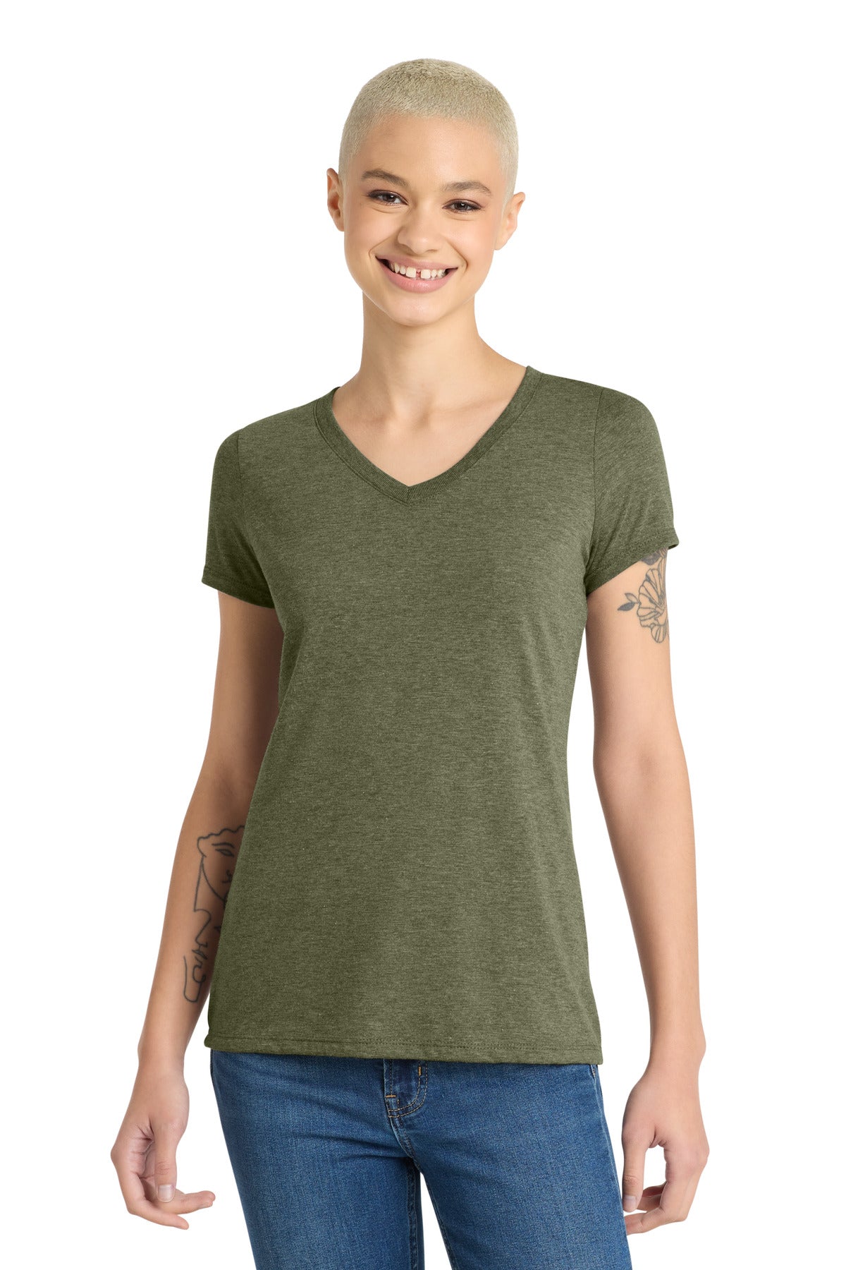 District ® Women's Perfect Tri ® V-Neck Tee. DM1350L - District DM1350L