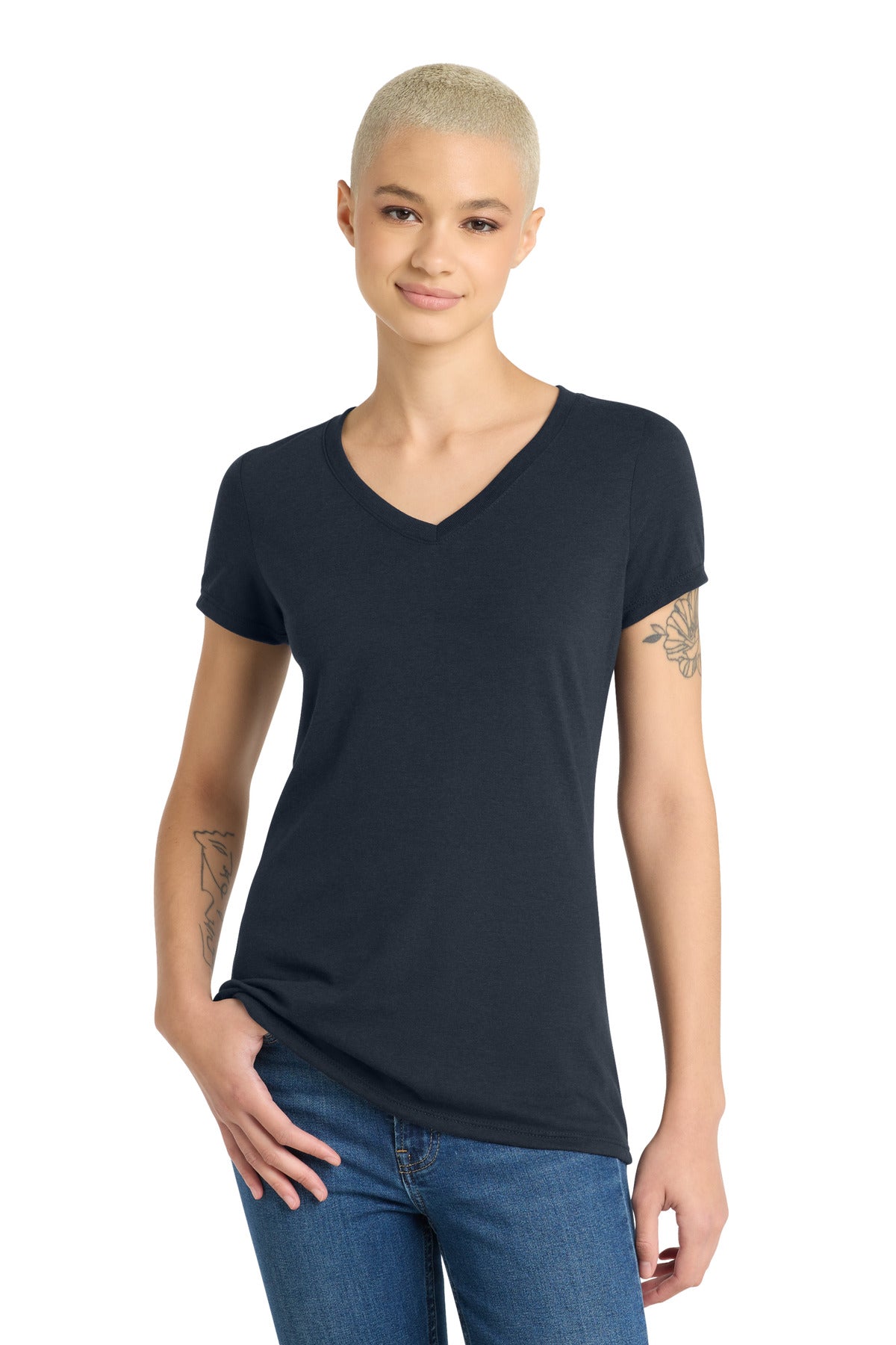 District ® Women's Perfect Tri ® V-Neck Tee. DM1350L - District DM1350L