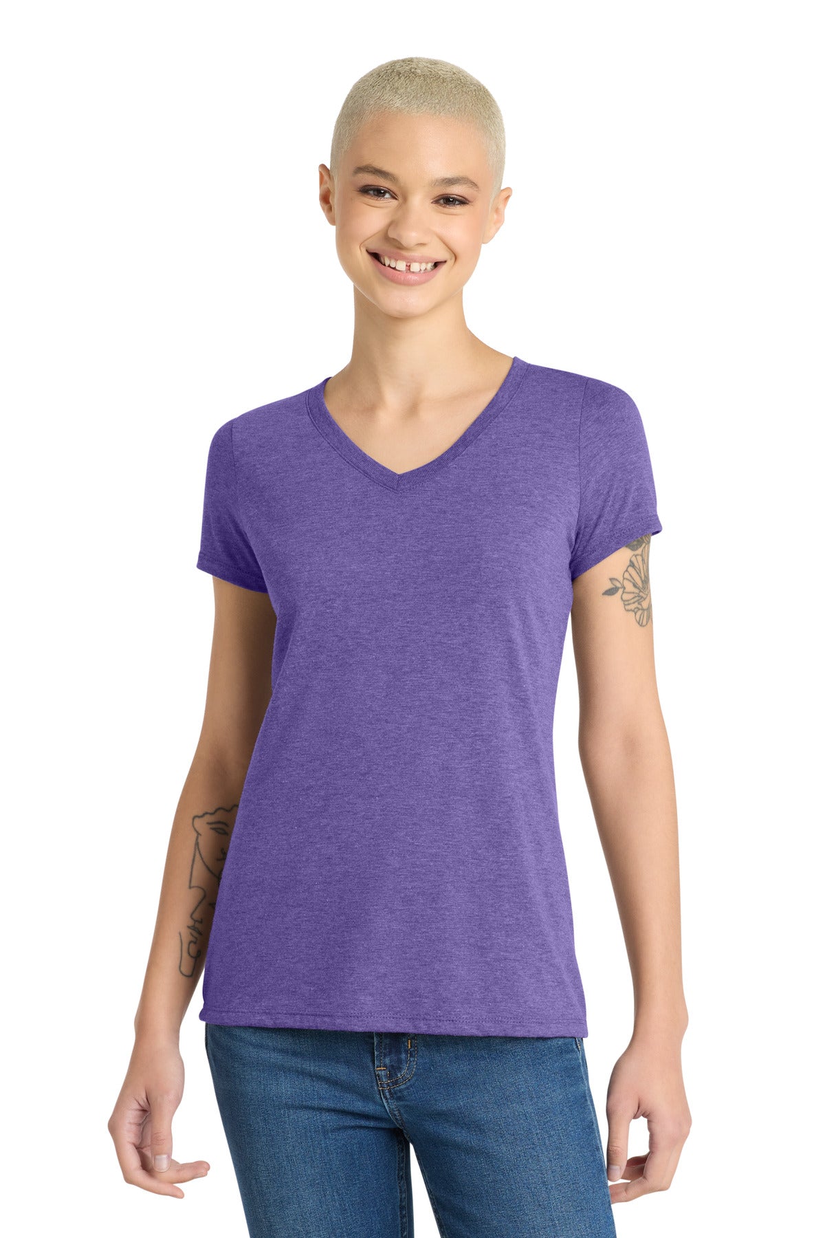 District ® Women's Perfect Tri ® V-Neck Tee. DM1350L - District DM1350L