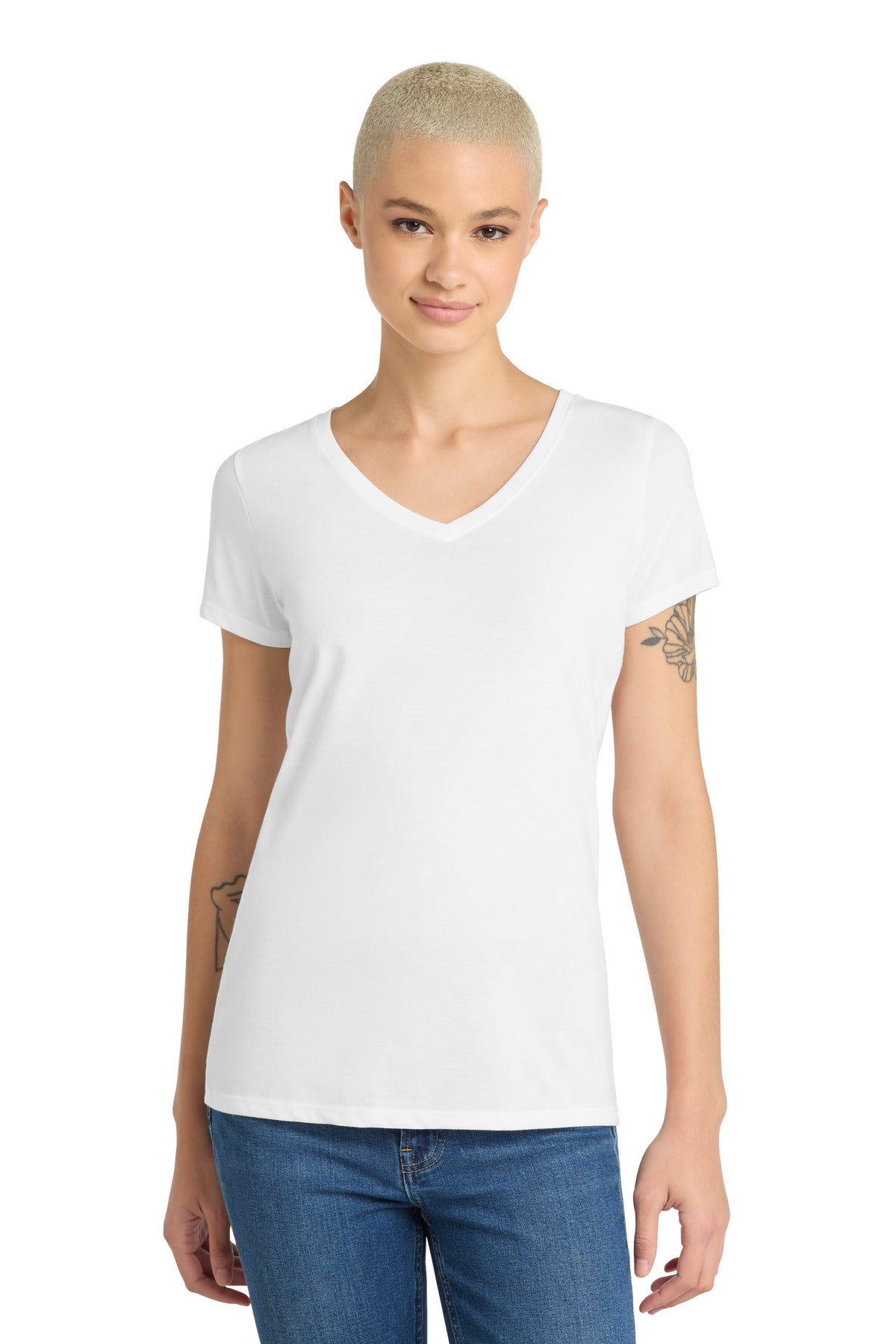 District ® Women's Perfect Tri ® V-Neck Tee. DM1350L - District DM1350L