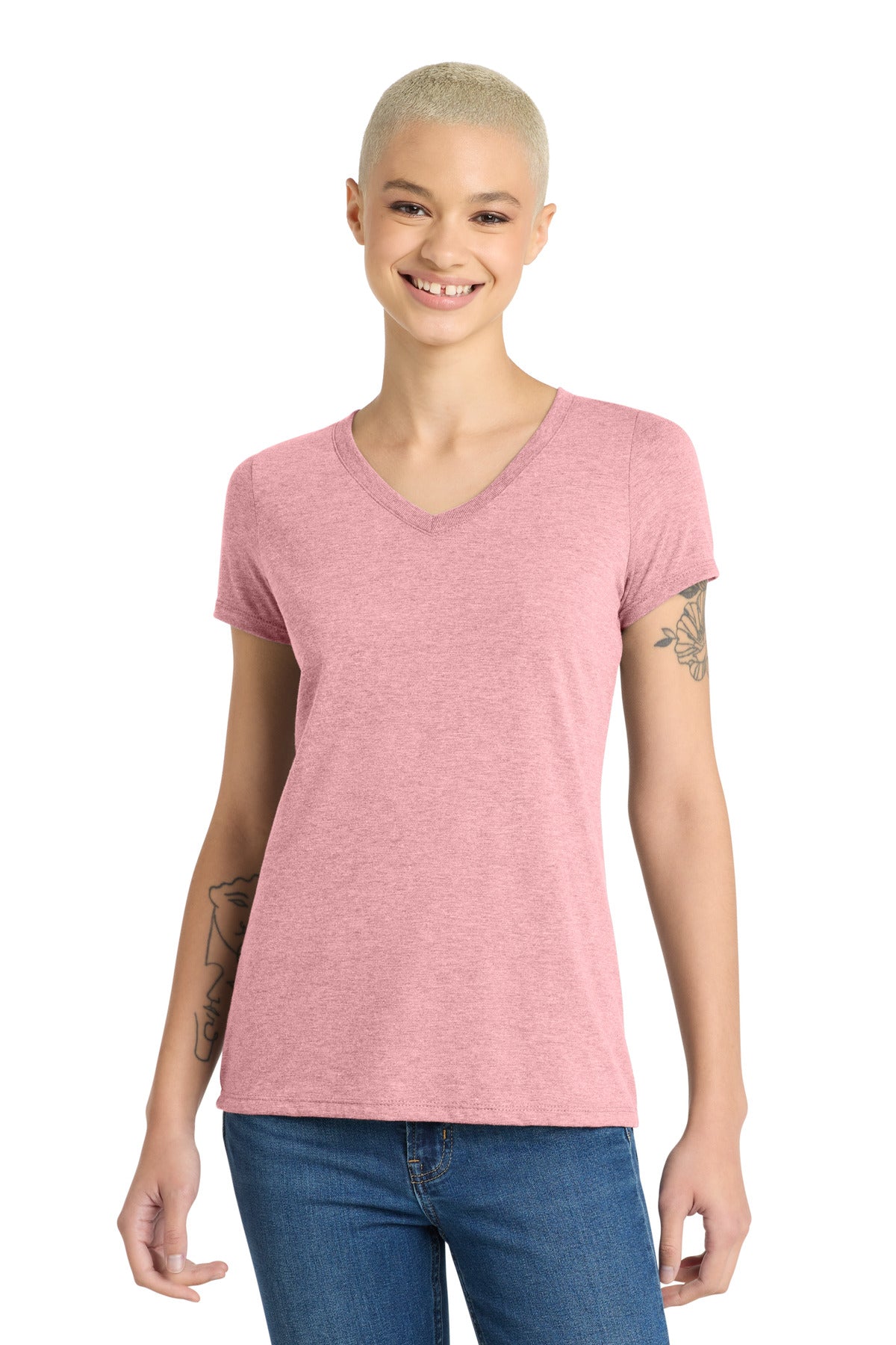 District ® Women's Perfect Tri ® V-Neck Tee. DM1350L - District DM1350L