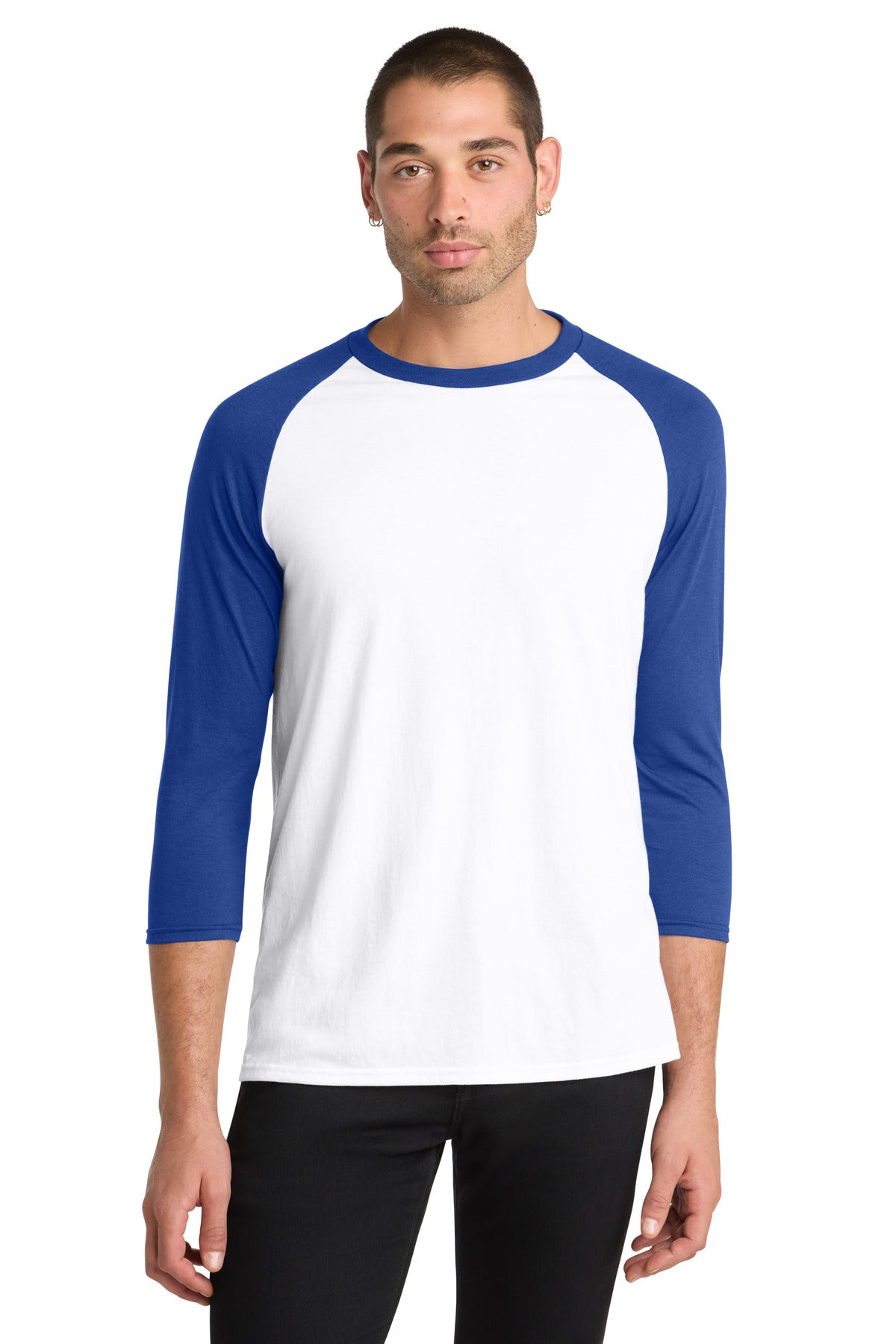District ® Perfect Tri ® 3/4-Sleeve Raglan. DM136 - District DM136