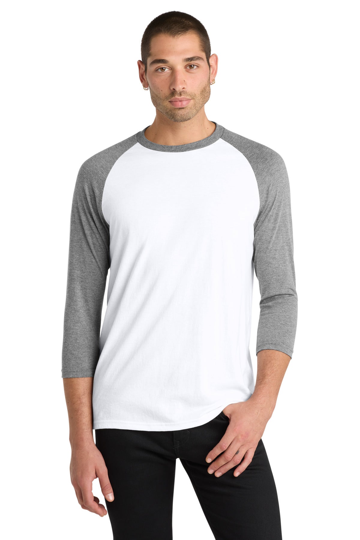 District ® Perfect Tri ® 3/4-Sleeve Raglan. DM136 - District DM136