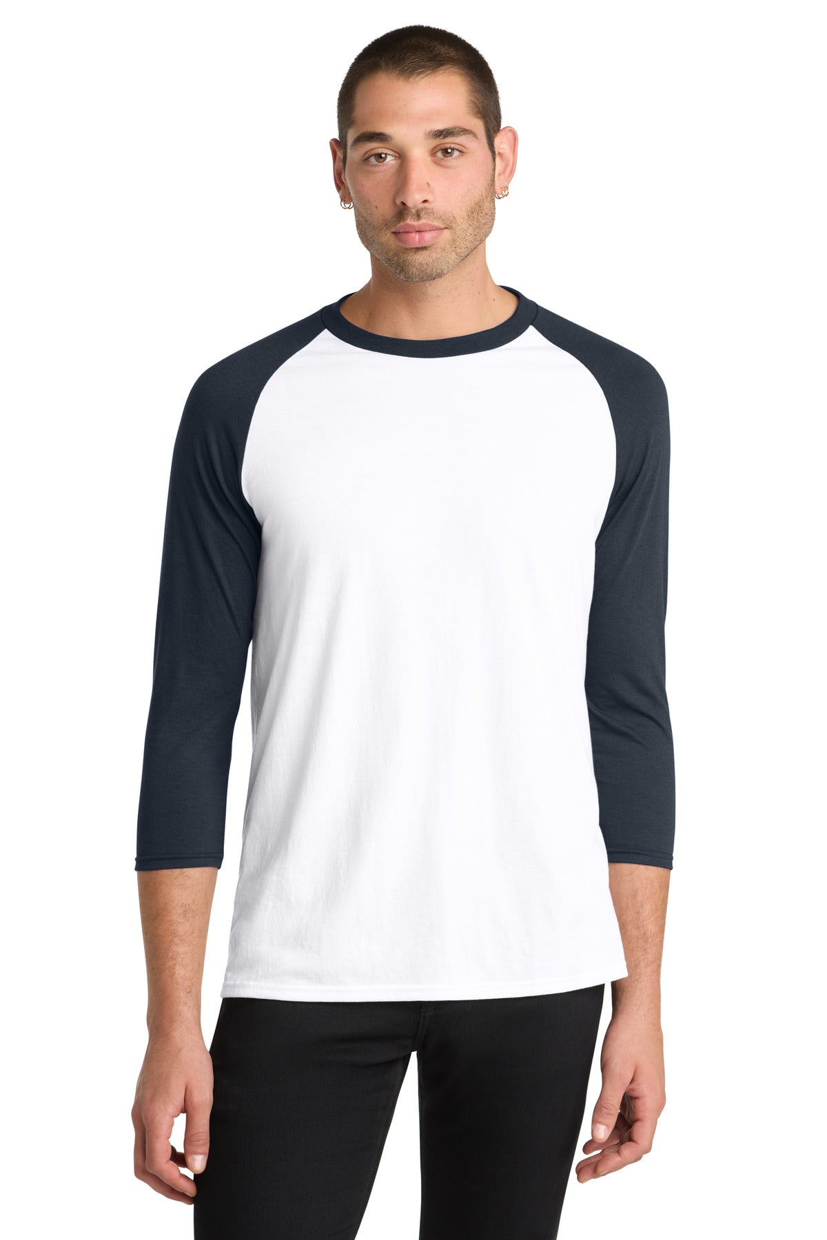 District ® Perfect Tri ® 3/4-Sleeve Raglan. DM136 - District DM136