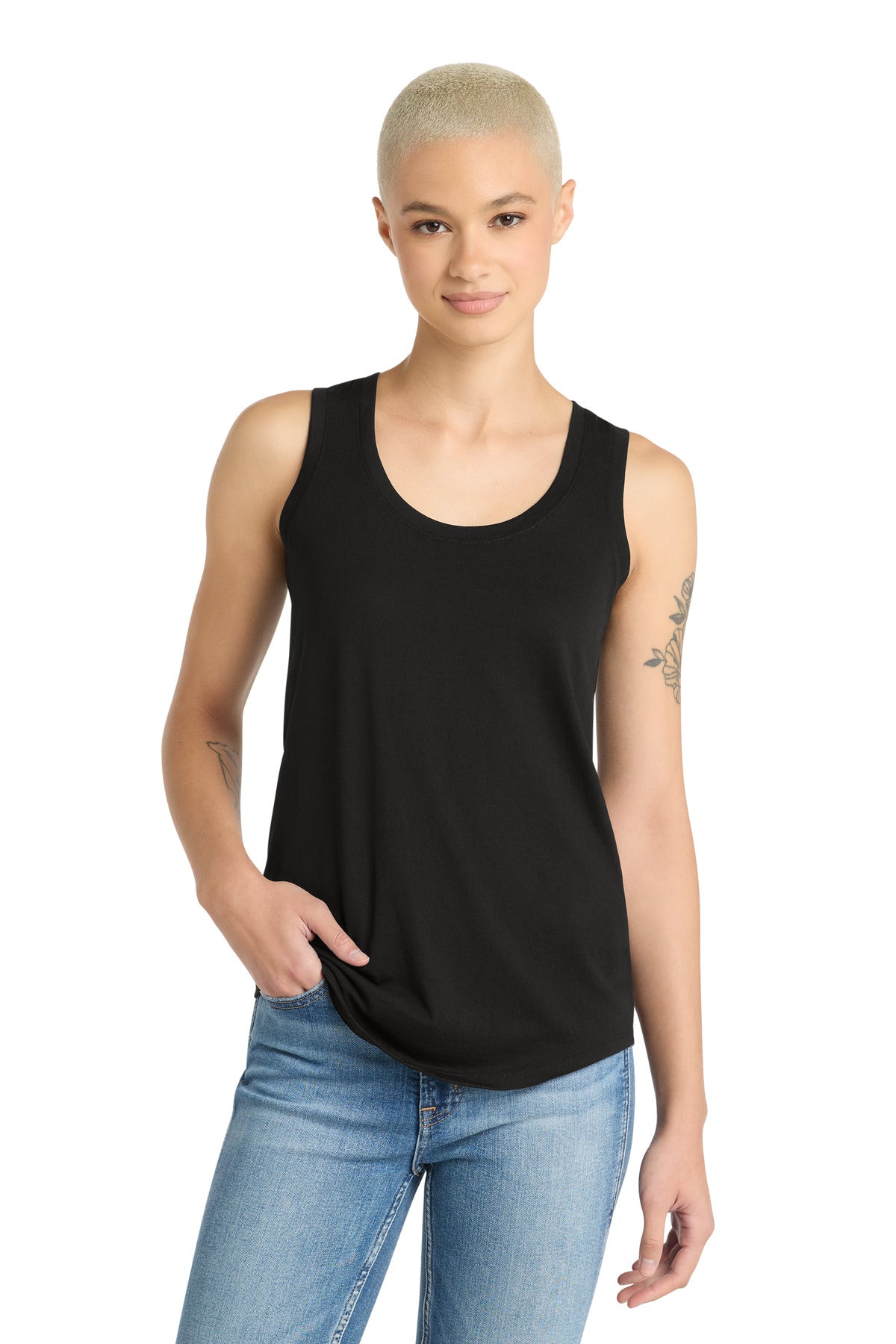 District DM138L Perfect Tri Racerback Tank
