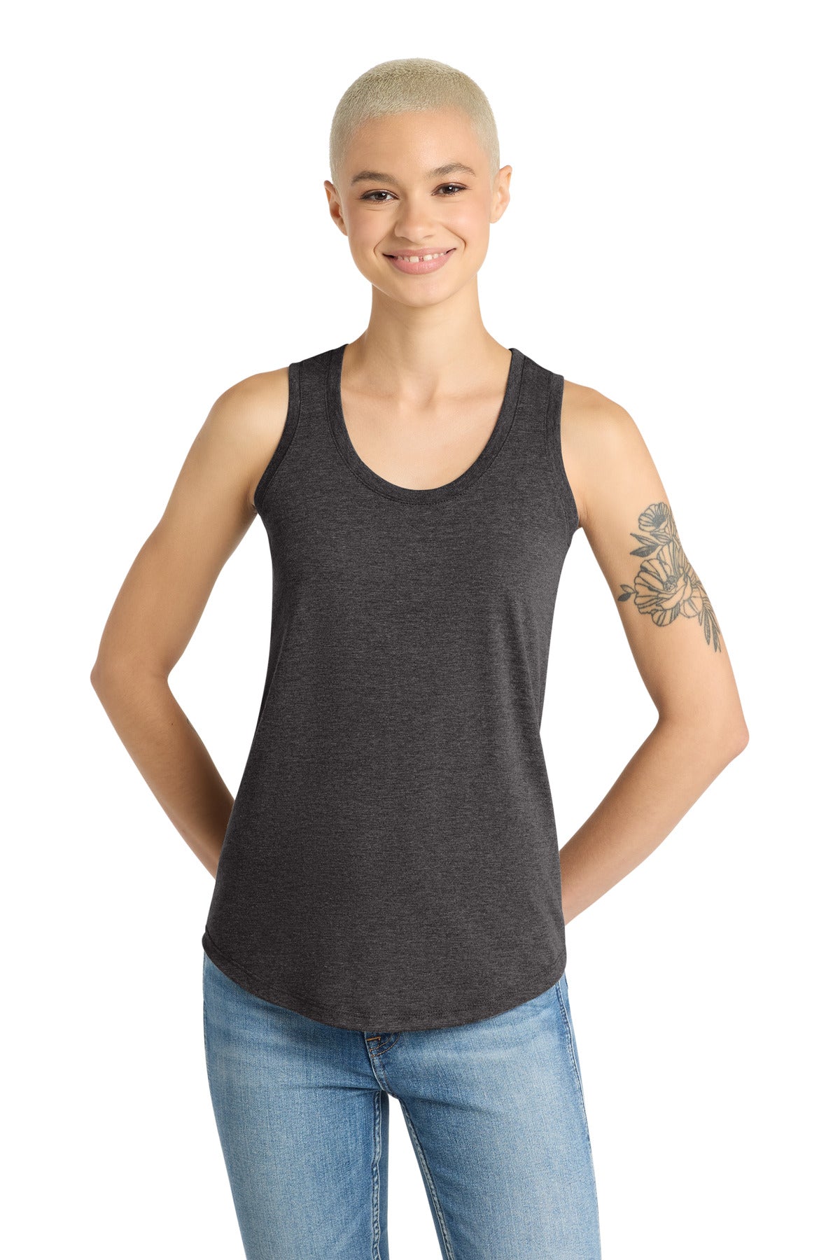 District DM138L Perfect Tri Racerback Tank