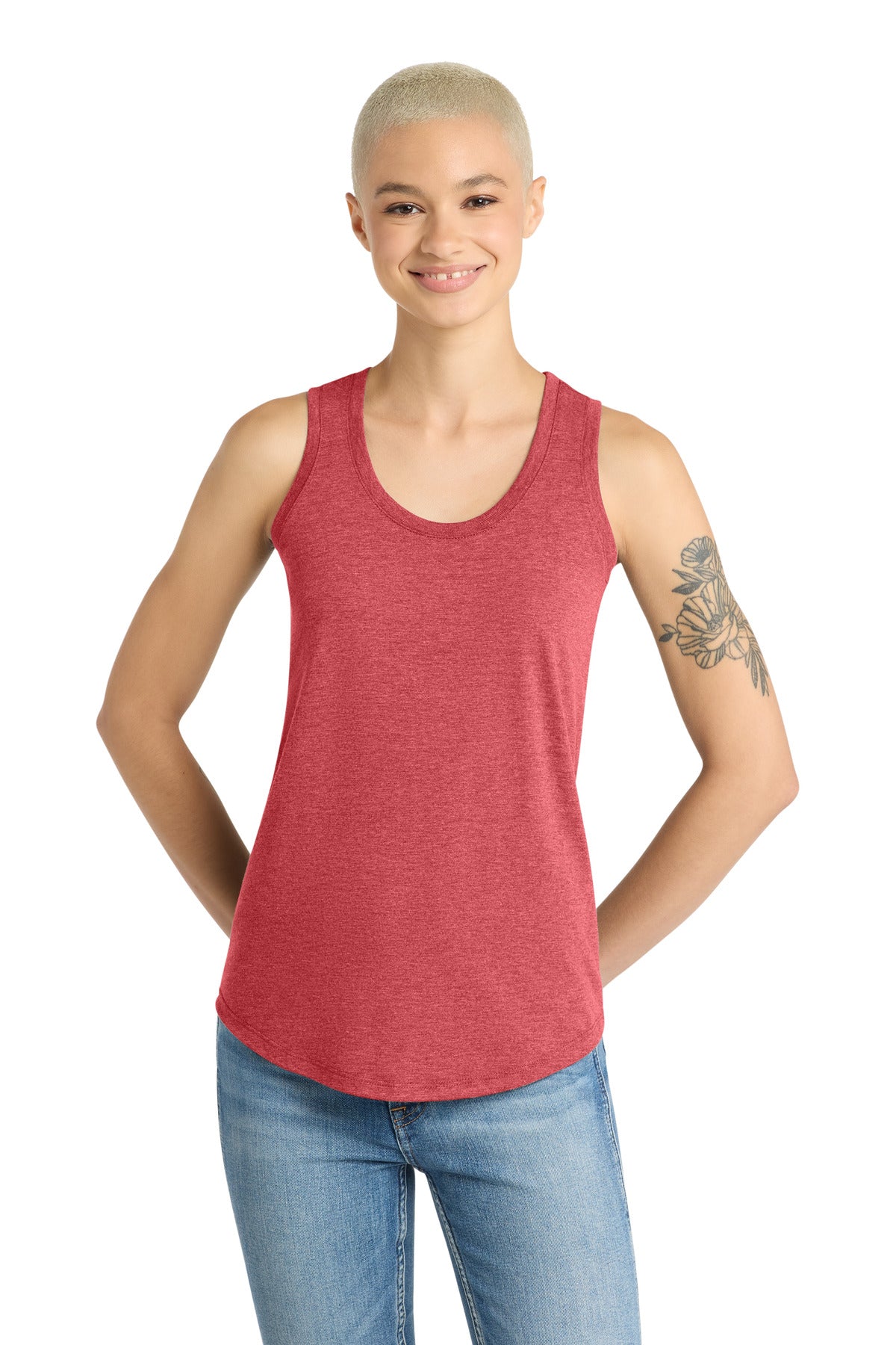 District DM138L Perfect Tri Racerback Tank