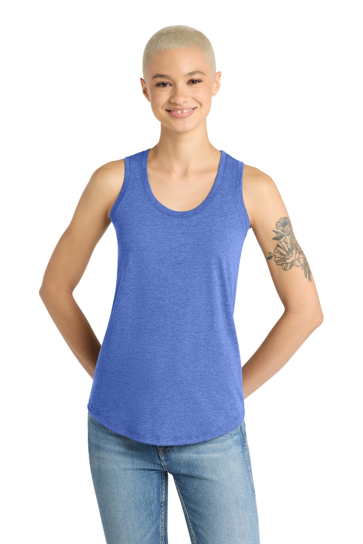 District DM138L Perfect Tri Racerback Tank