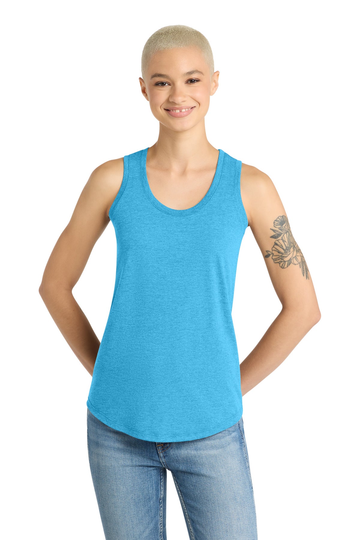 District DM138L Perfect Tri Racerback Tank