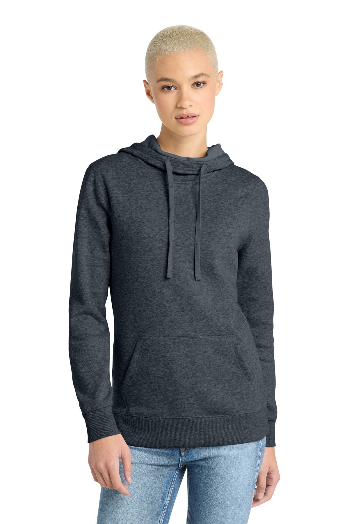 District ® Women's Lightweight Fleece Hoodie. DM493 - District DM493
