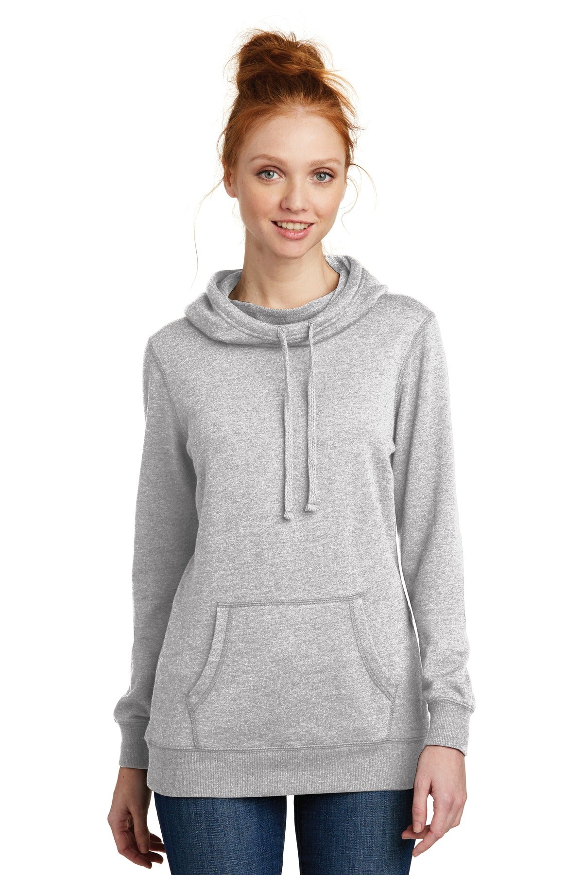 District ® Women's Lightweight Fleece Hoodie. DM493 - District DM493