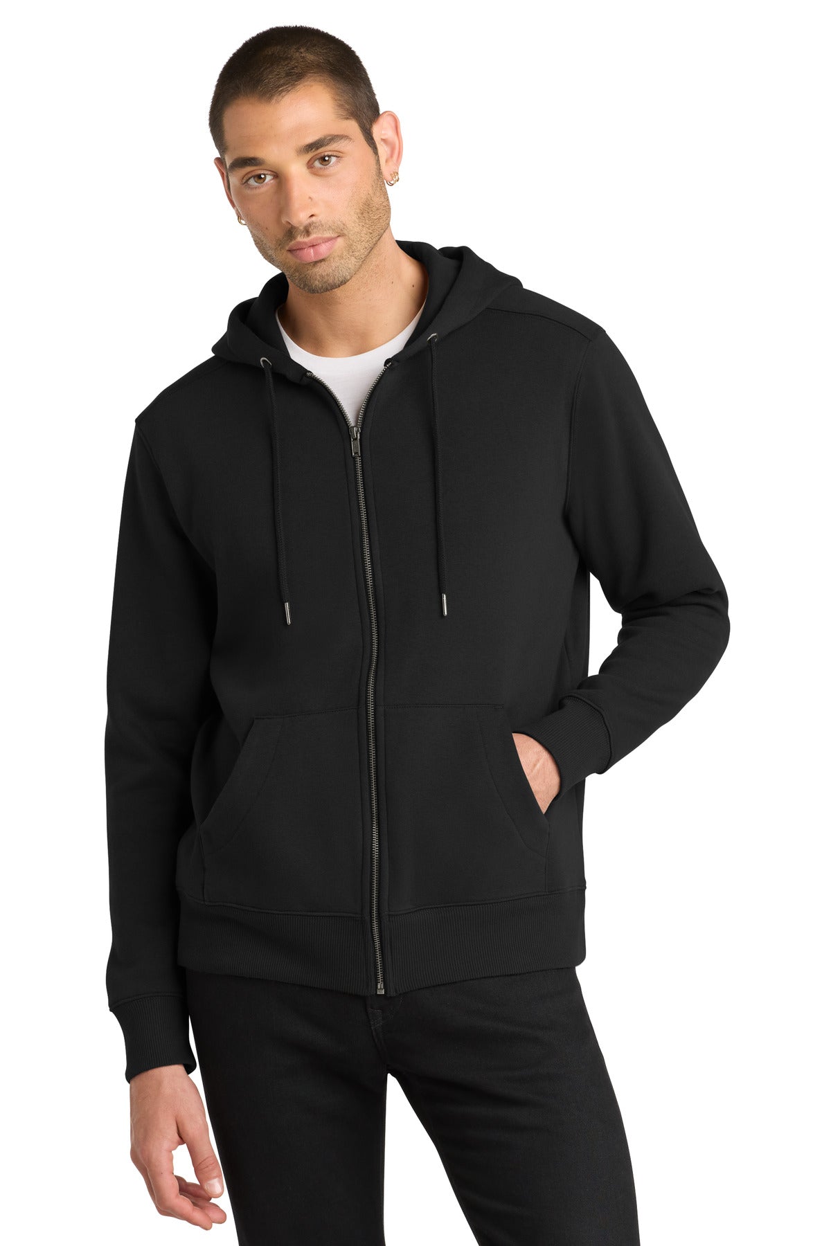 District ® Perfect Weight ® Fleece Full-Zip Hoodie DT1103 - District DT1103