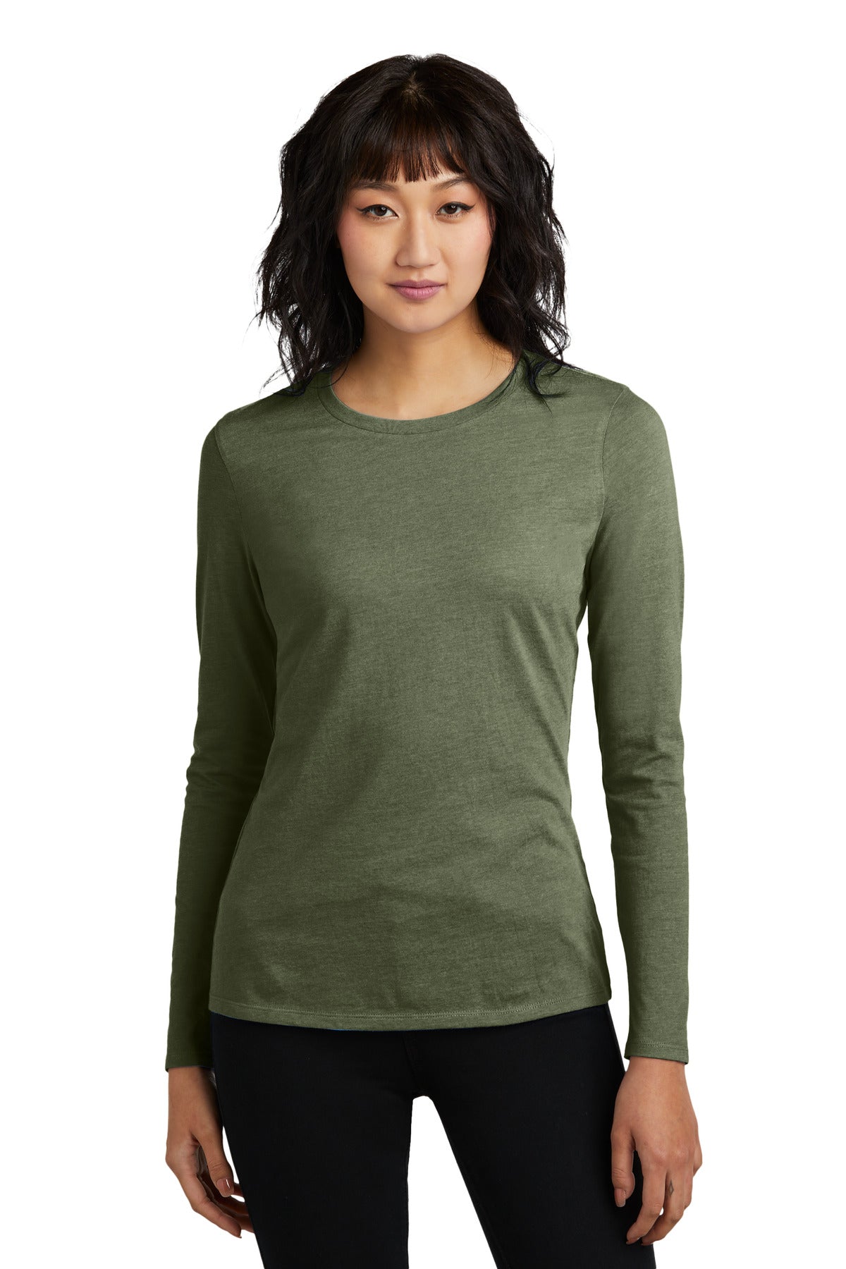 District ® Women's Perfect Blend ® CVC Long Sleeve Tee DT110 - District DT110