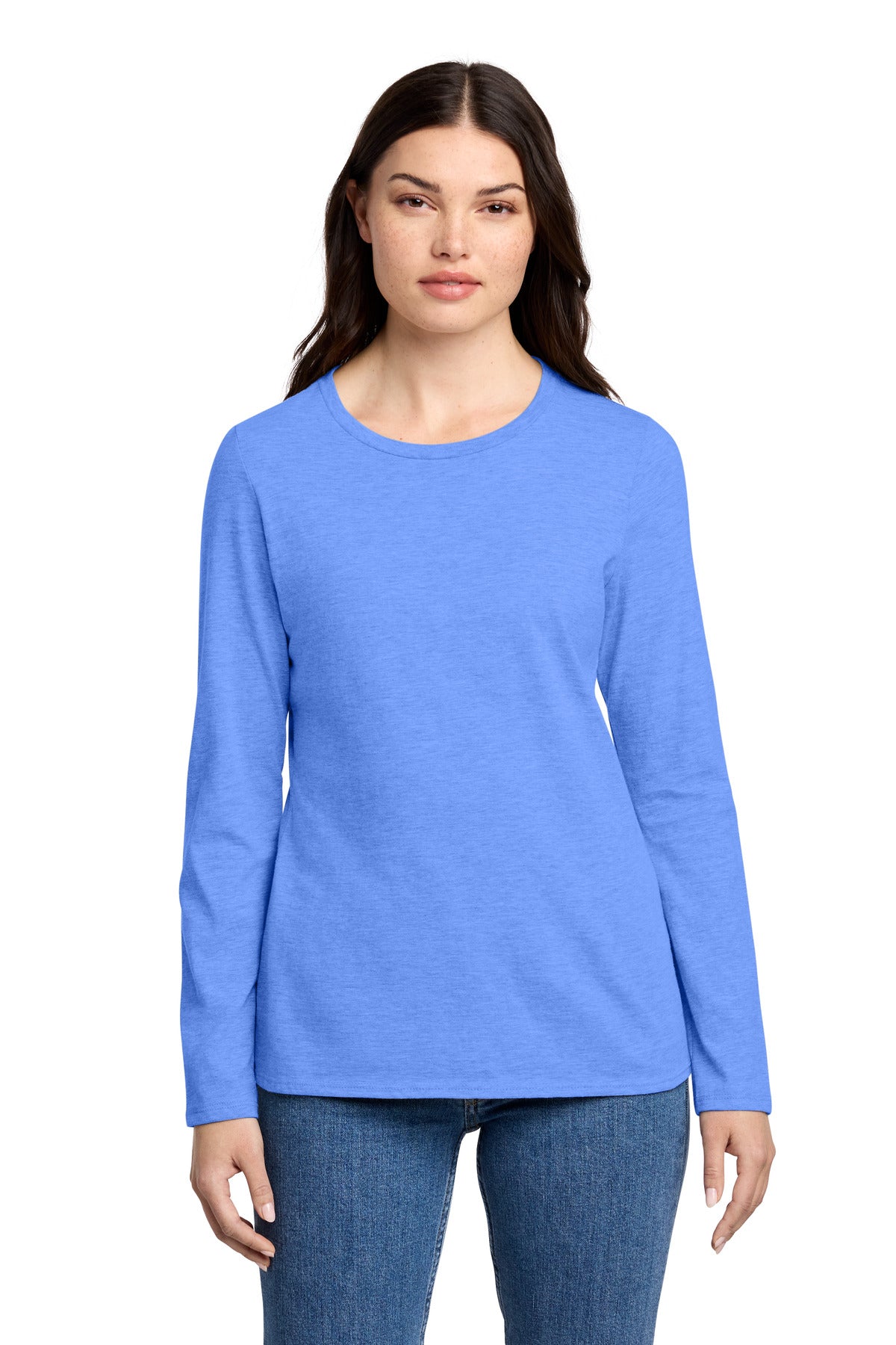 District ® Women's Perfect Blend ® CVC Long Sleeve Tee DT110 - District DT110