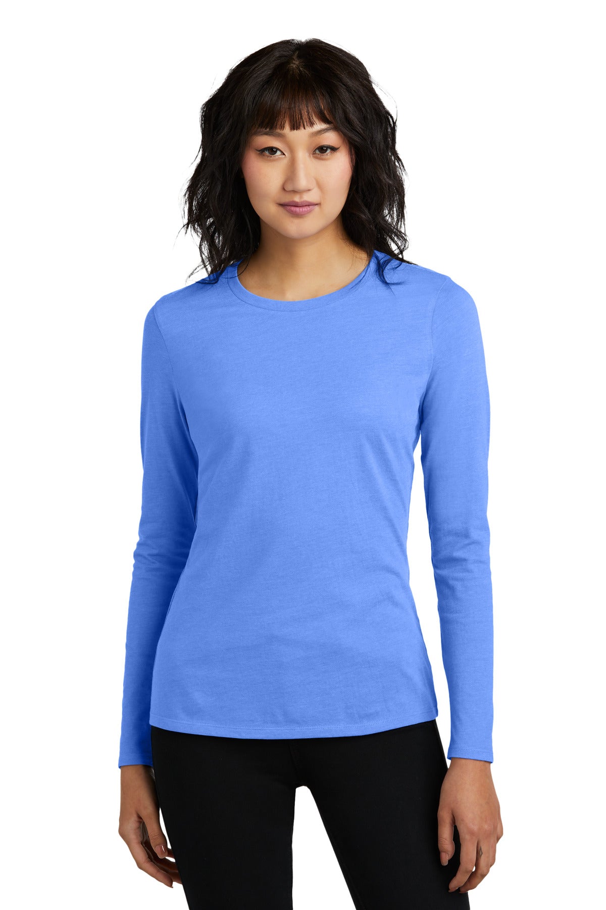 District ® Women's Perfect Blend ® CVC Long Sleeve Tee DT110 - District DT110