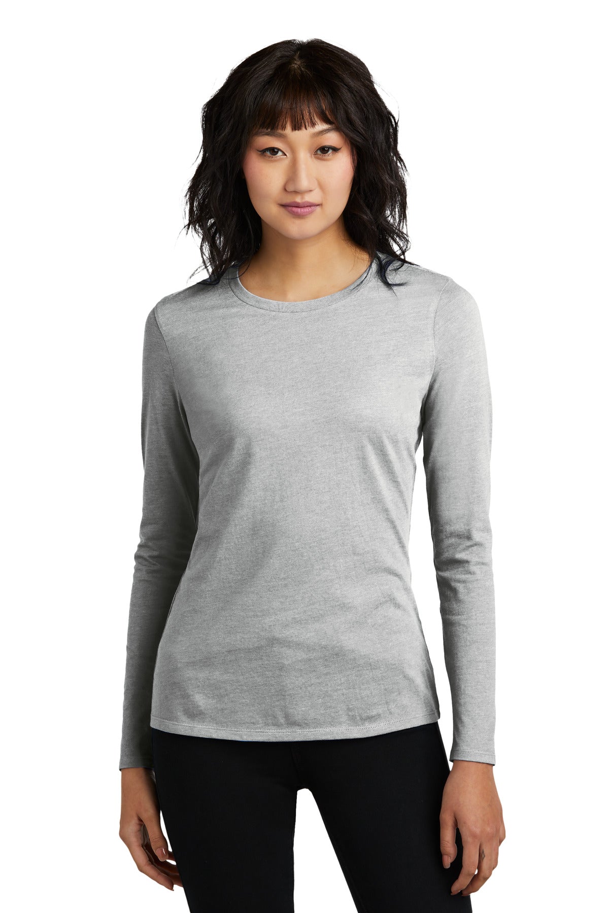 District ® Women's Perfect Blend ® CVC Long Sleeve Tee DT110 - District DT110