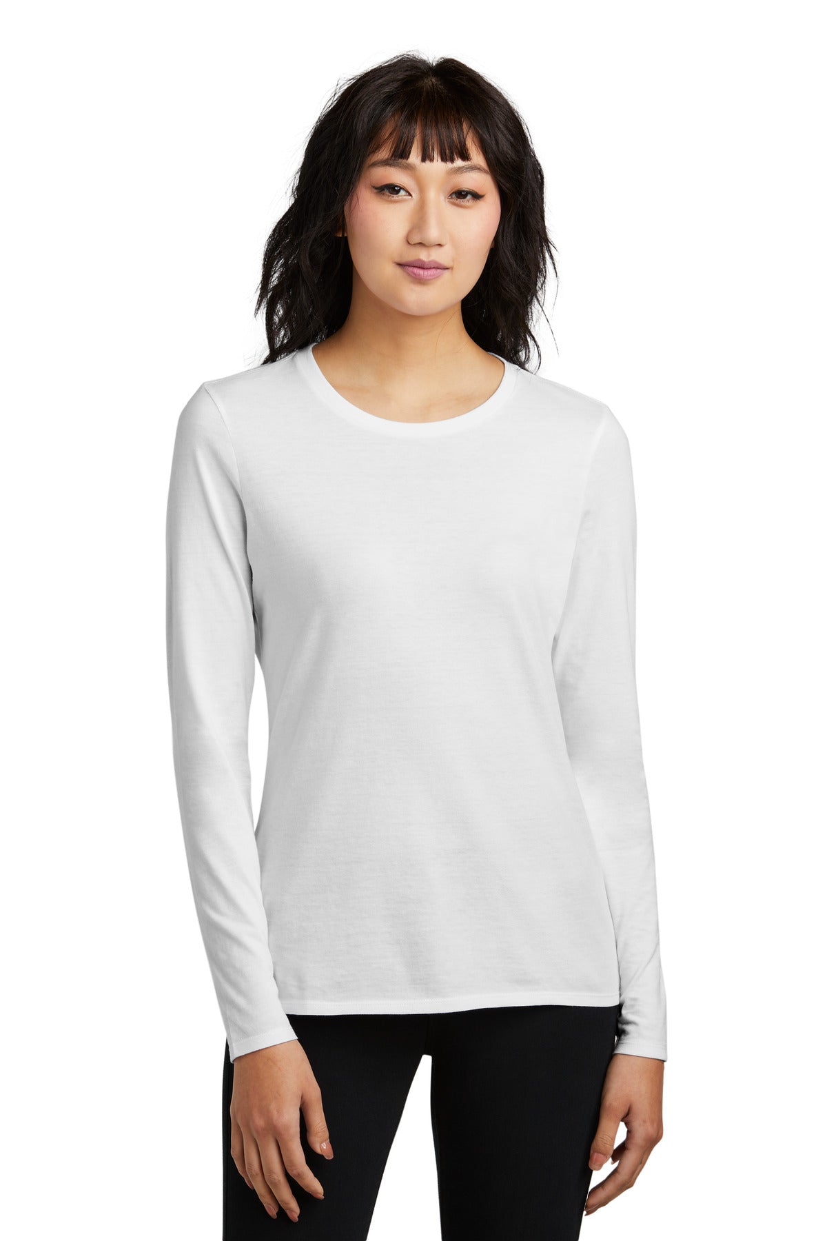 District ® Women's Perfect Blend ® CVC Long Sleeve Tee DT110 - District DT110