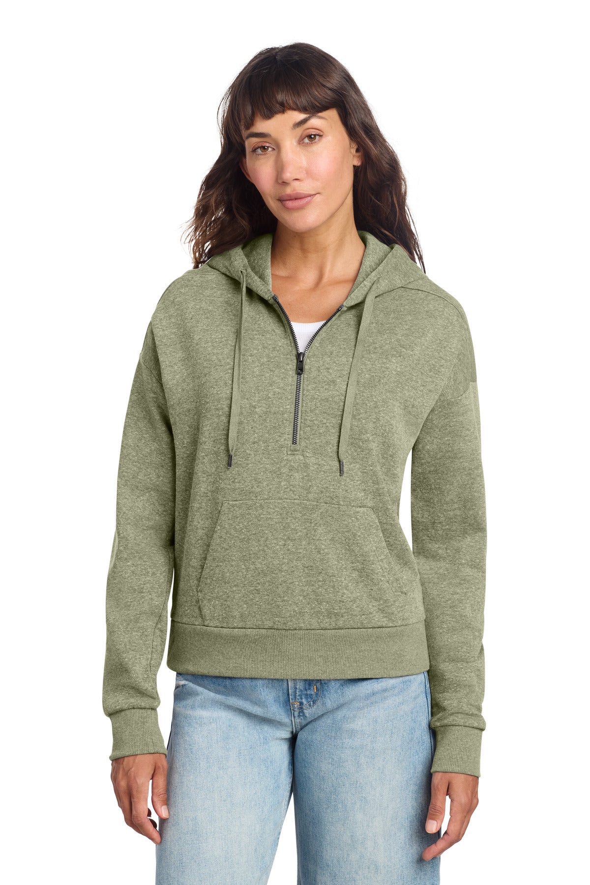 District ® Women's Perfect Tri ® Fleece 1/2-Zip Pullover DT1311 - District DT1311