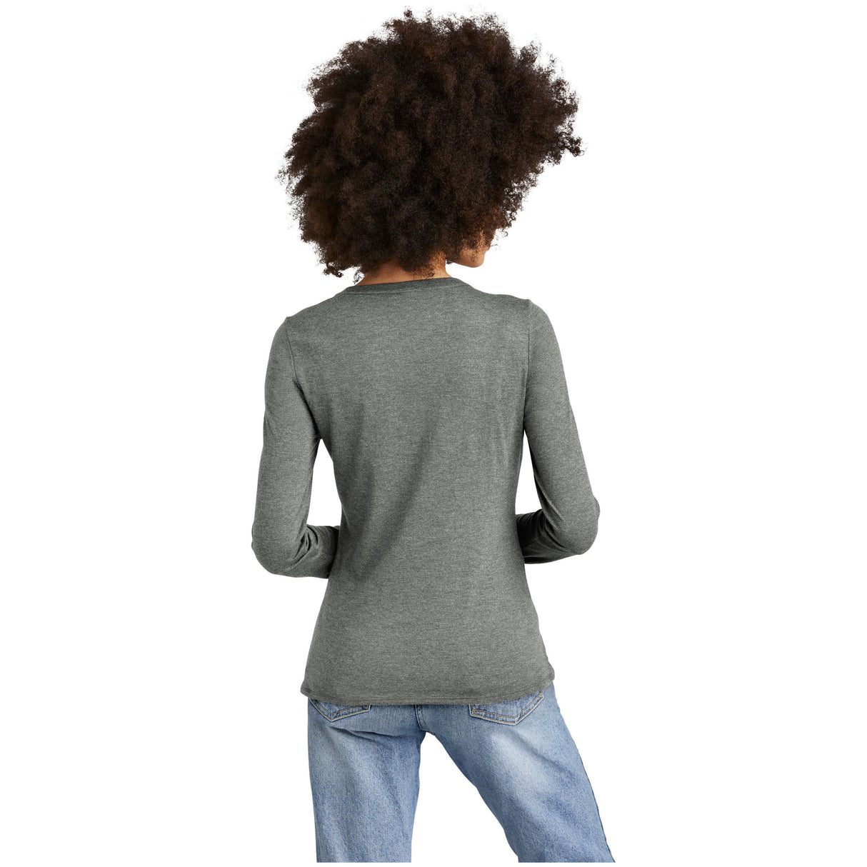 District® Women’s Perfect Tri® Long Sleeve V-Neck Tee DT135 Women's District