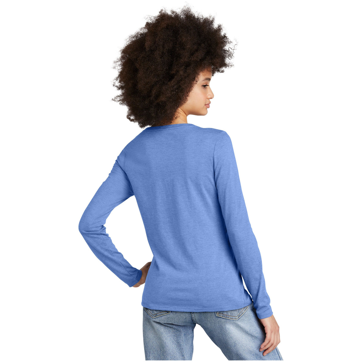 District® Women’s Perfect Tri® Long Sleeve V-Neck Tee DT135 Women's District