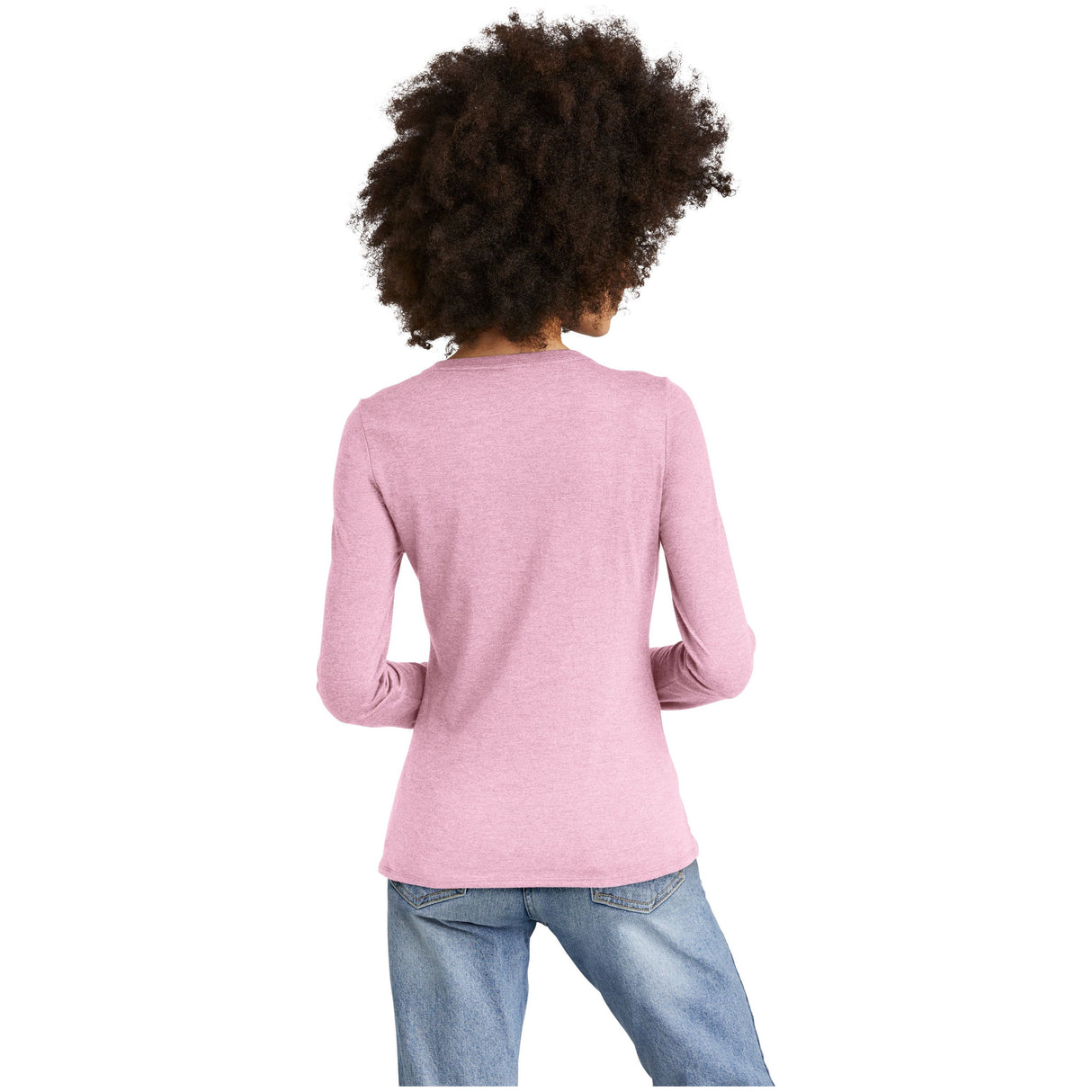 District® Women’s Perfect Tri® Long Sleeve V-Neck Tee DT135